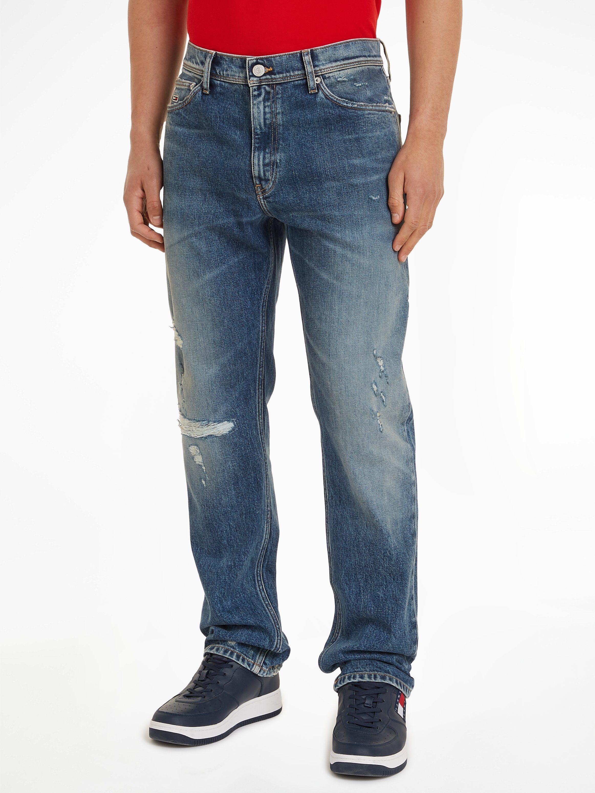 Tommy Jeans Relax-fit-Jeans ETHAN RLXD STRGHT im 5-Pocket-Style Denim Medium