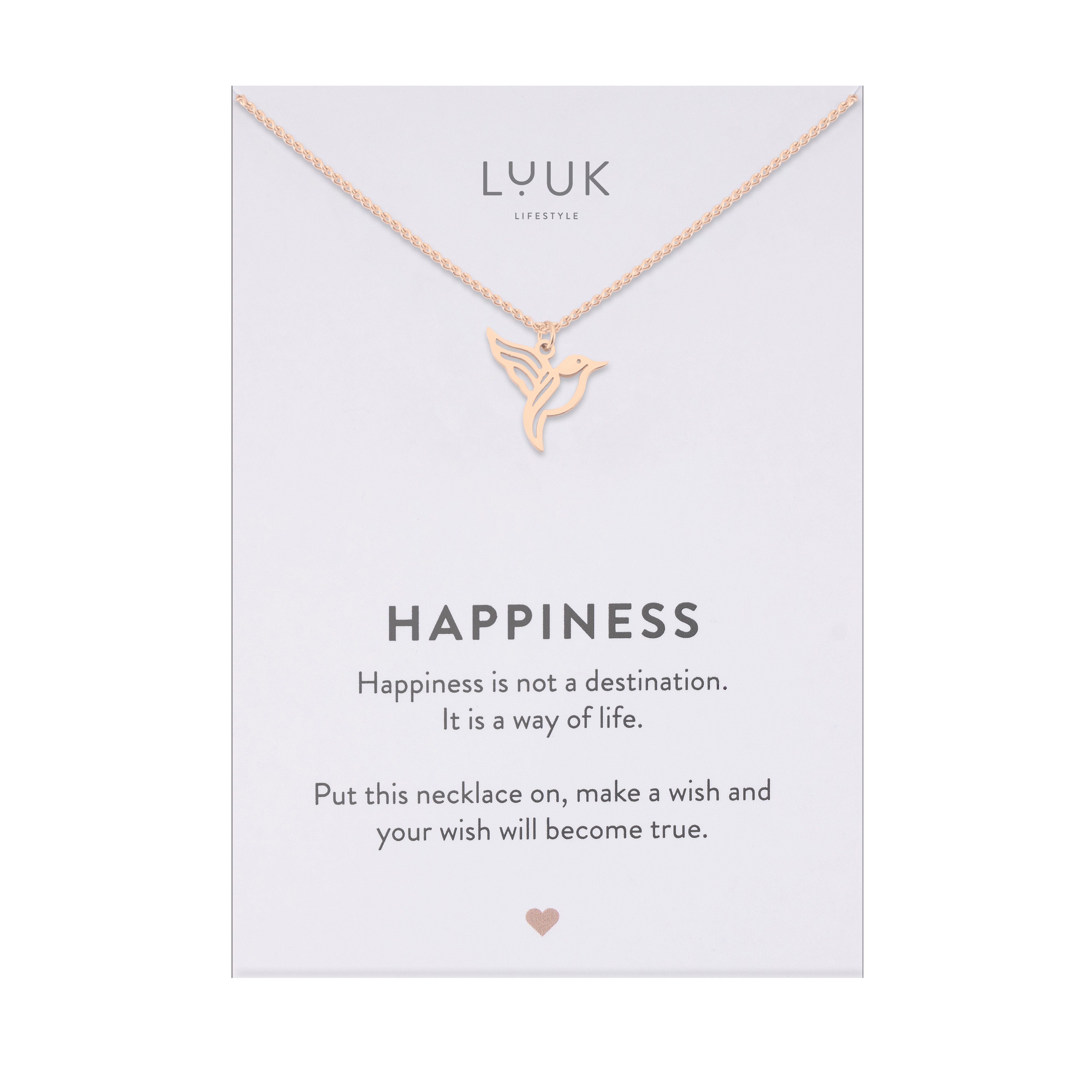 LUUK LIFESTYLE Kette mit Anhänger Kolibri, günstig online kaufen