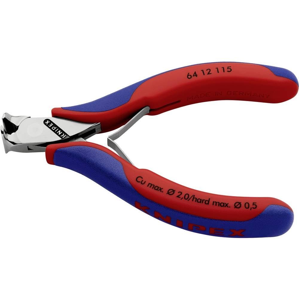 Knipex Seitenschneider Elektronik-Vornschneider 64 12 115, mit Facette