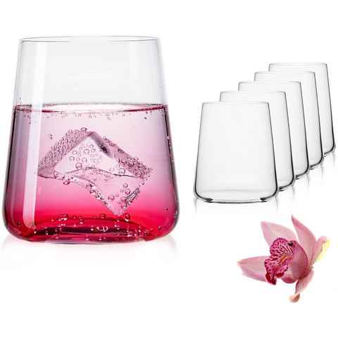 IMPERIAL glass Glas Trinkgläser, Glas, 370ml (max. 450ml) Wassergläser Saftgläser Whiskeygläser Gingläser