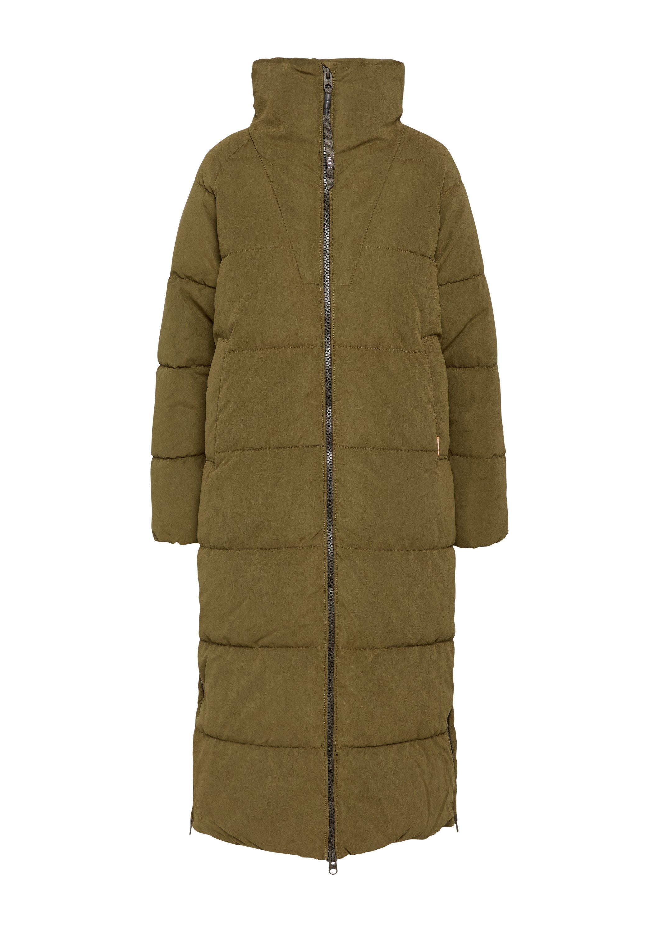 QS Wintermantel Outdoor-Mantel Langer wattierter Mantel günstig online kaufen