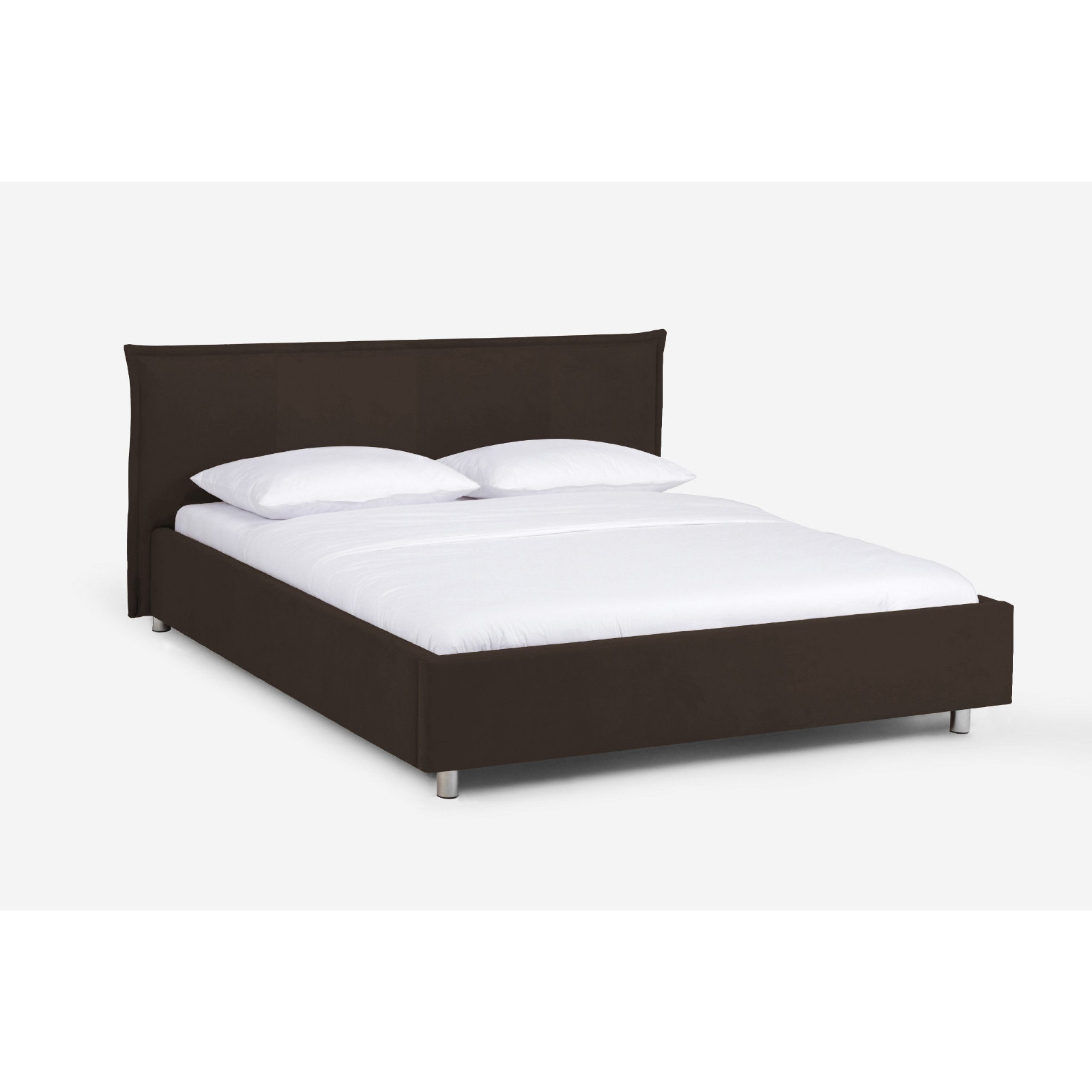 Dico Bettumrandung Dico Polster Bettrahmen Tina, Stoffbezug grau, Größe 180x200 cm