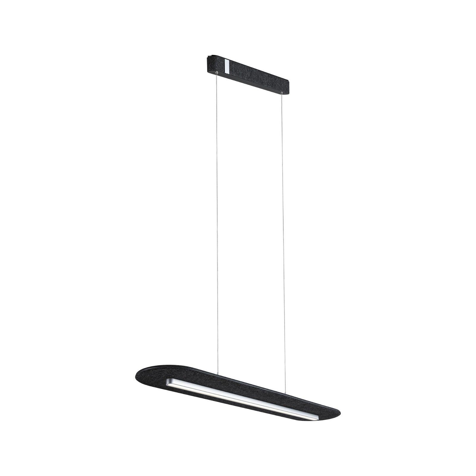 Paulmann LED Pendelleuchte Tulga 27W Anthrazit, LED fest integriert, Warmweiß, 3-Step-Dim