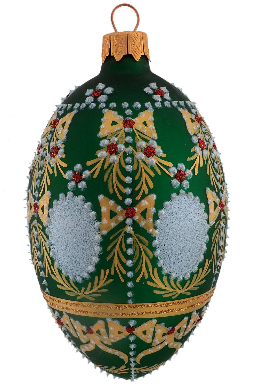 Hamburger Weihnachtskontor Osterei Kaiserliches Alexanderpalast-Ei (Set), mundgeblasen - handdekoriert. € 23,70