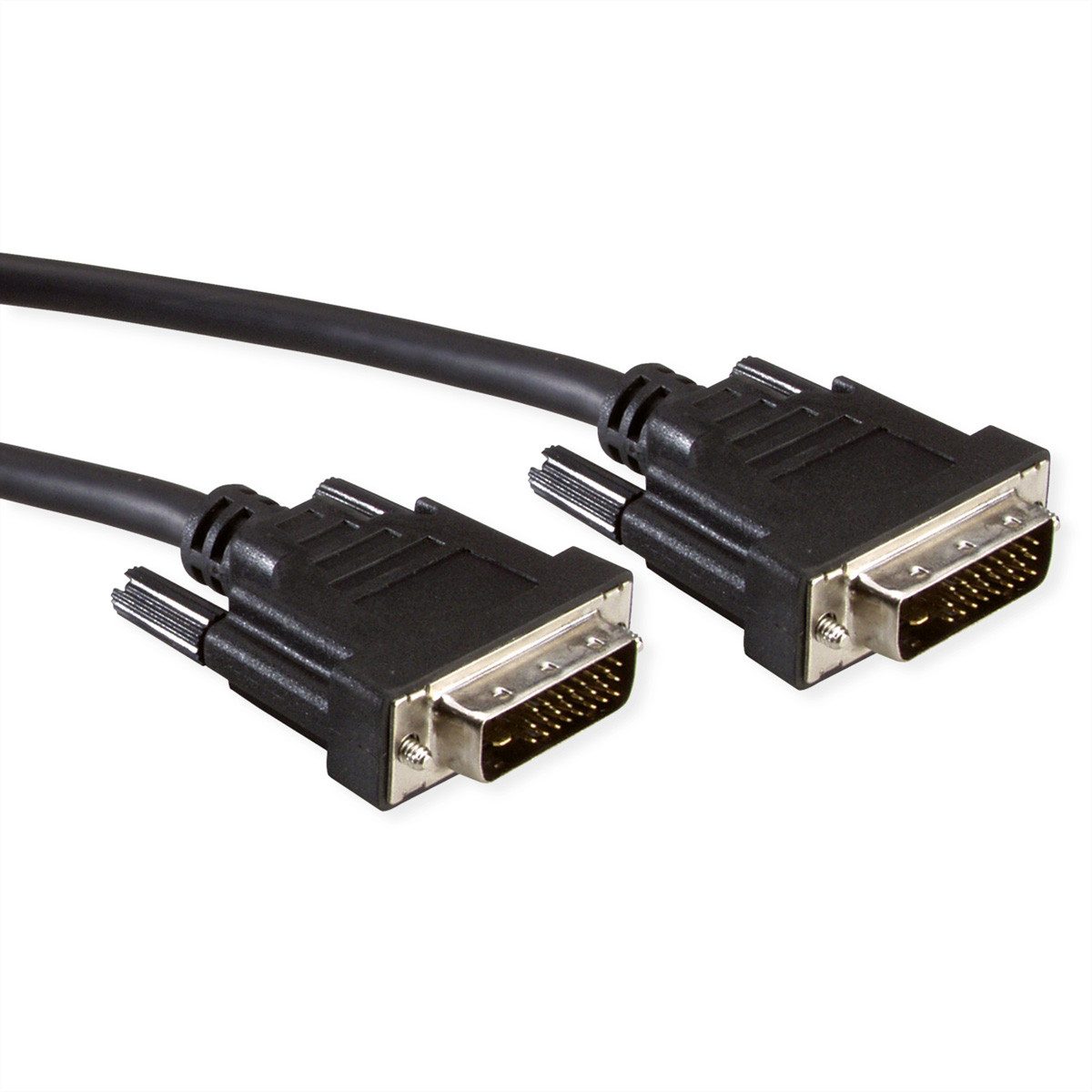 SECOMP STANDARD Monitorkabel DVI Audio- & Video-Kabel, DVI-D 24+1, Dual-Link Männlich (Stecker), DVI-D 24+1, Dual-Link Männlich (Stecker) (200.0 cm), DVI ST-ST, (24+1) dual link