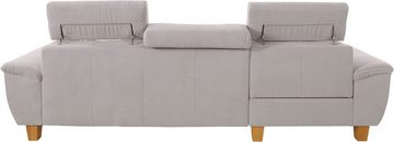 exxpo - sofa fashion Ecksofa Enya, L-Form, Kopfteilverstellung, wahlweise mit Bettfunktion und Bettkasten