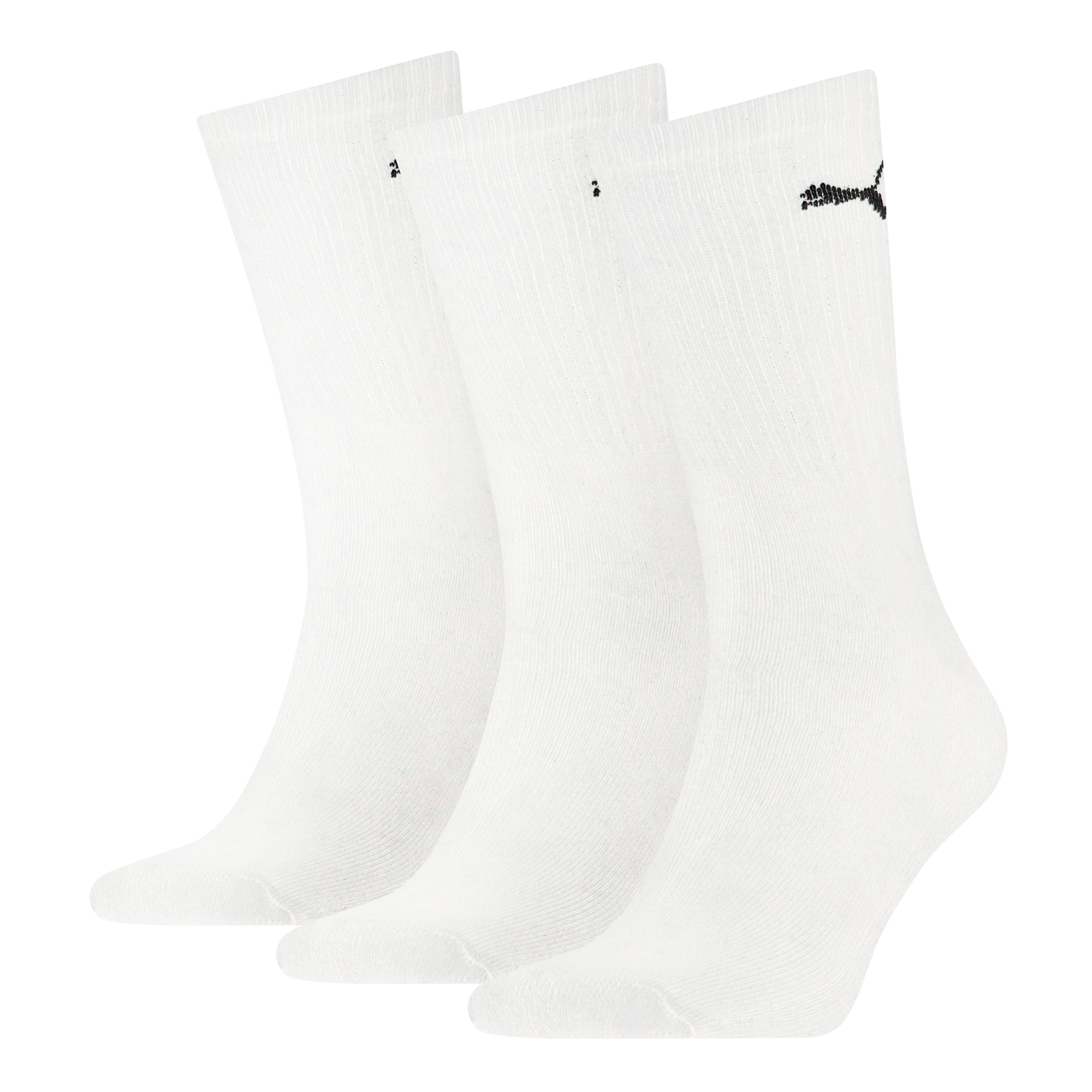PUMA Sportsocken UNISEX LIGHT CREW SOCK (3-Paar) Mit flacher Zehennaht günstig online kaufen