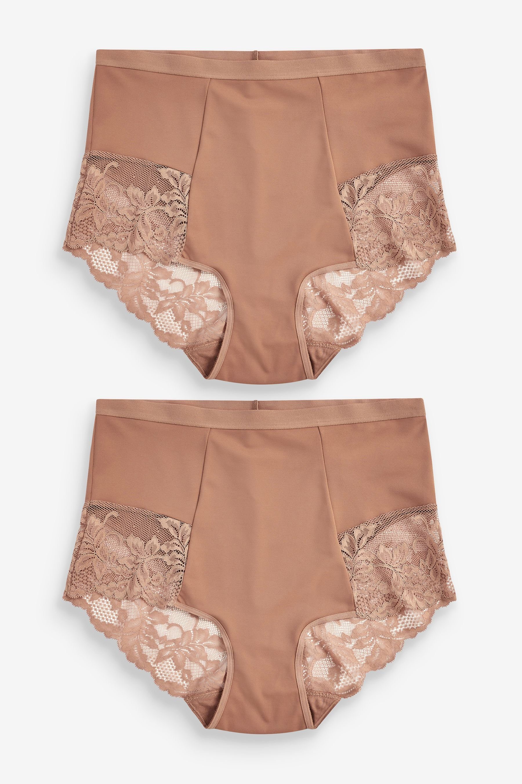 Next Brasilslip Formende Spitzenslips im 2er-Pack, Brazilian (2-St)