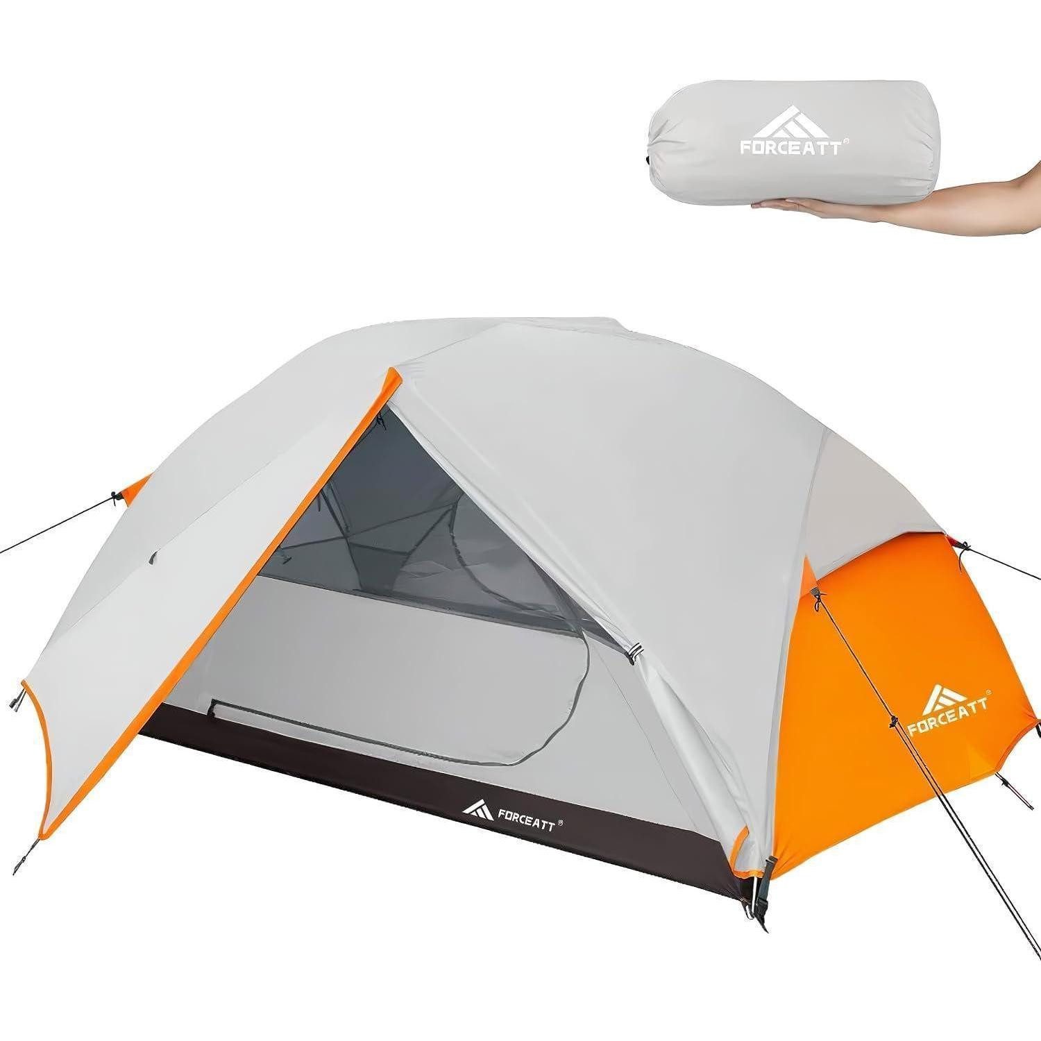 Kuppelzelt Forceatt Zelt 2-3 Personen Camping Zelt Wasserdicht Winddicht