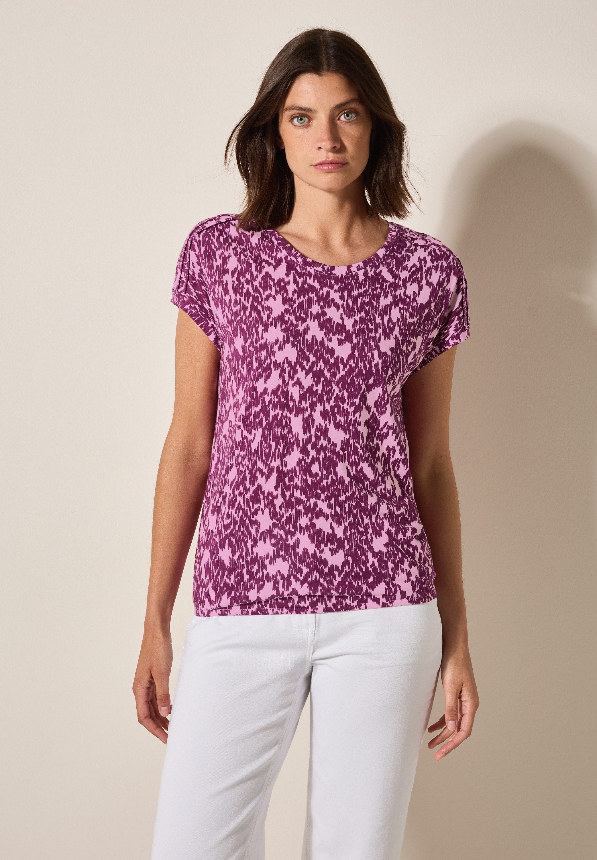 CECIL T-Shirt mit All-Over Print günstig online kaufen