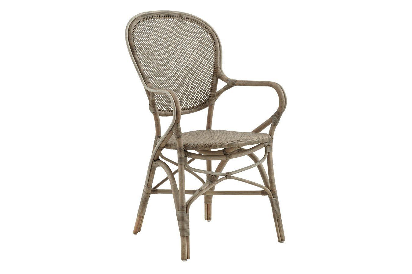 Sika Design Stuhl Armlehnstuhl Rossi Rattan taupe | Stühle