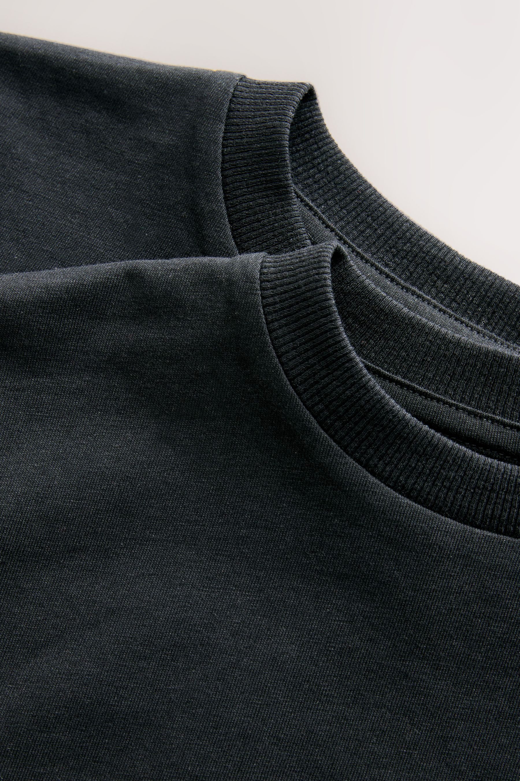 Next T-Shirt Kurzärmelige T-Shirts, 2er-Pack, uni (1-tlg)