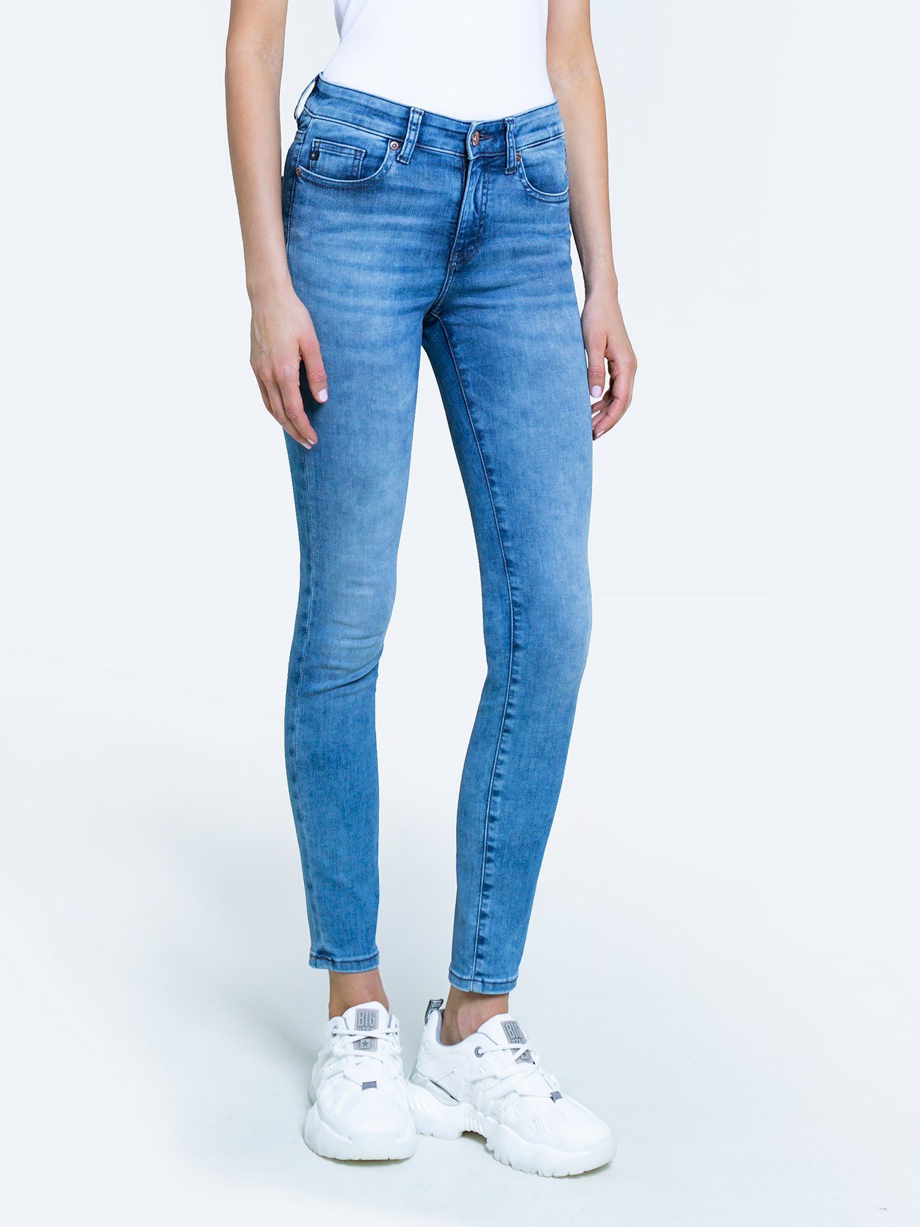 Damen Jeans BIG STAR Skinny-fit-Jeans DESTINY