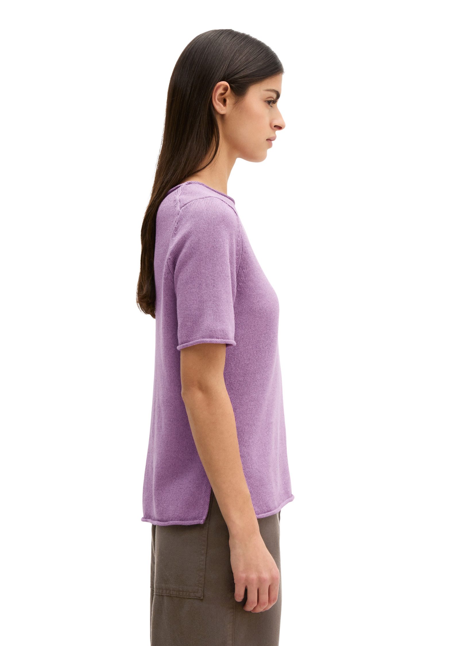 Marc O'Polo Strickpullover aus Organic Cotton-Leinen-Mix – Bild 2 von 5