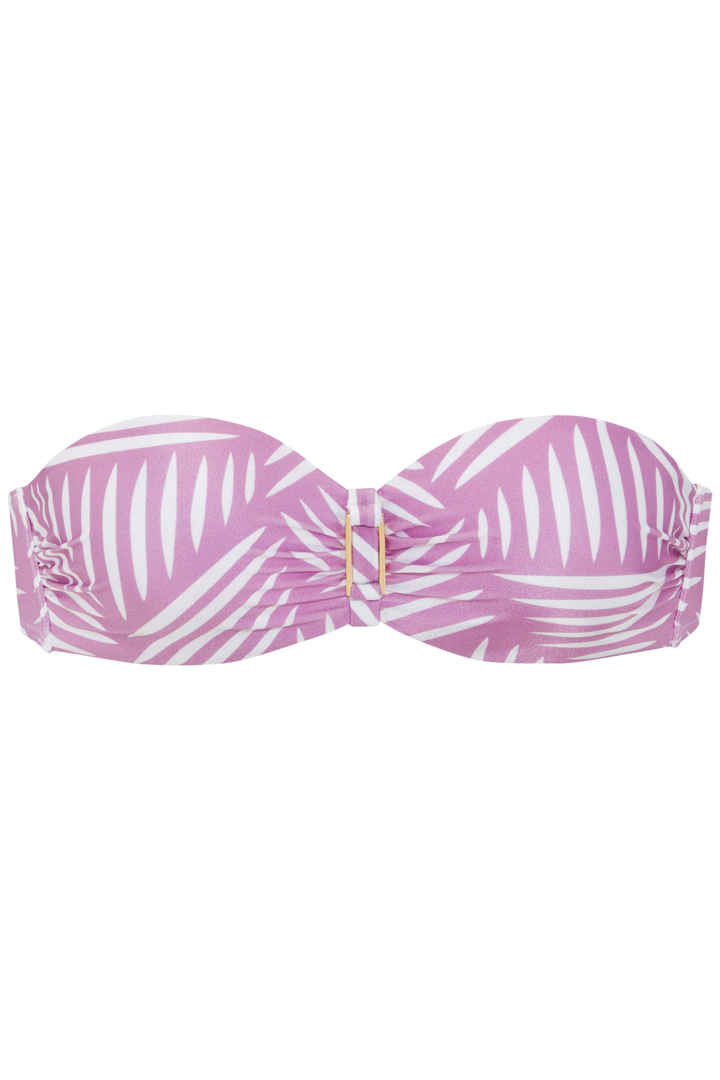 LASCANA Bügel-Bandeau-Bikini-Top Liv, Mit goldfarbener Schnalle – Bild 5 von 5