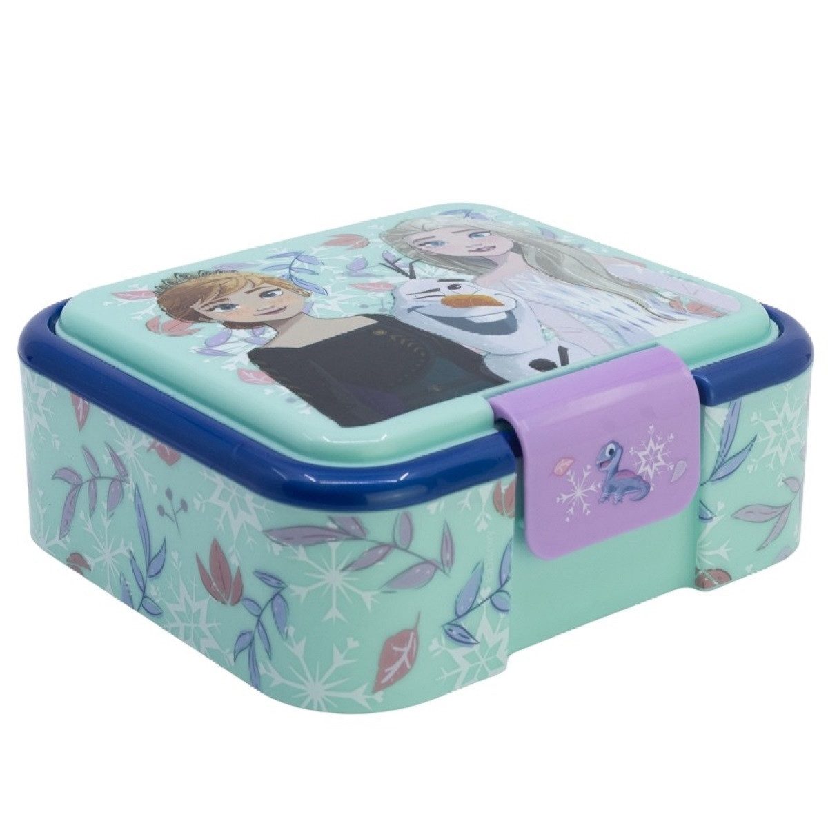 Stor Lunchbox Disney Frozen Kinder Brotdose – Lunchbox Pausenbox Schulbrotbox, (Einteilig, Einteilig), Brotzeitdose