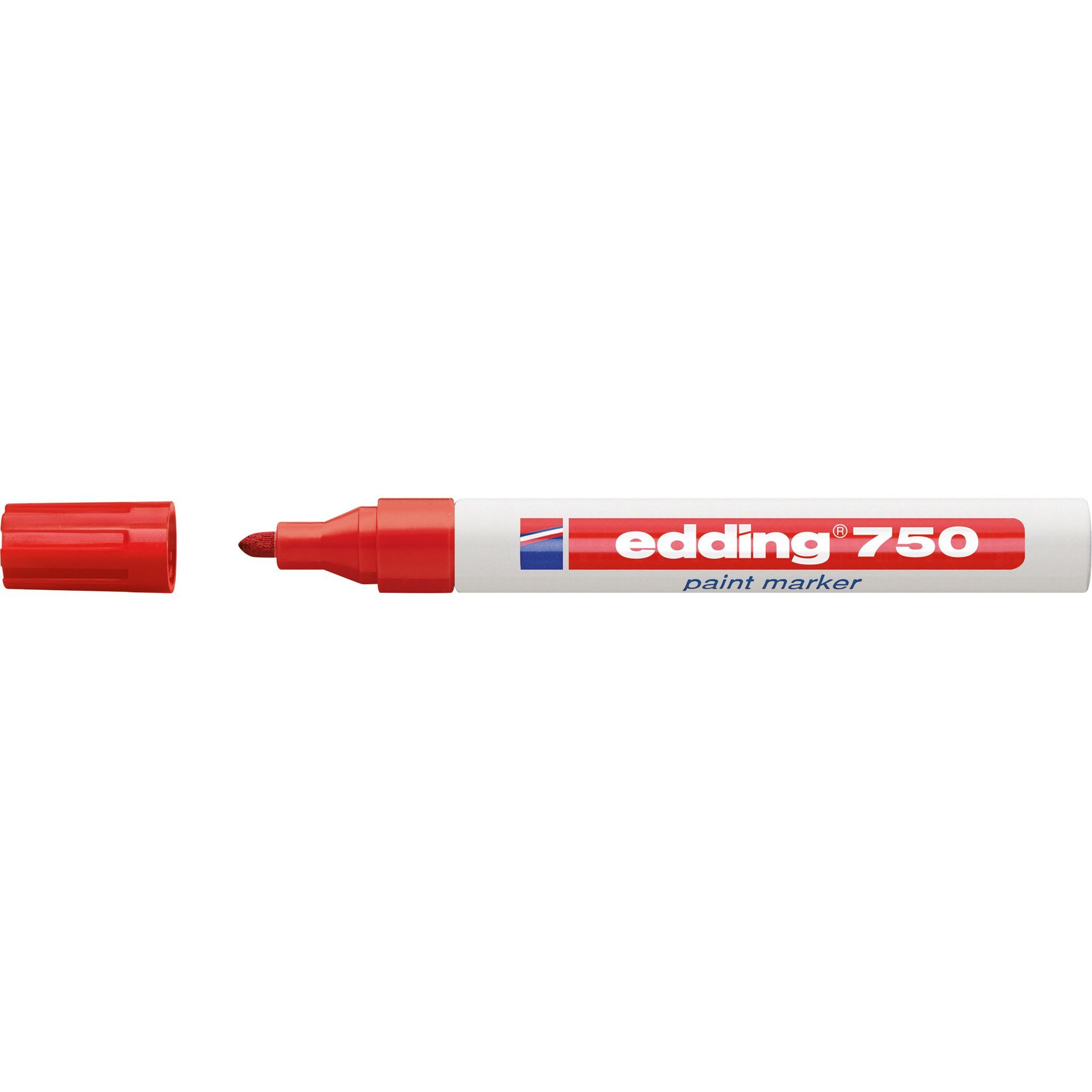 edding Malstift Edding Lackmarker 750 rot