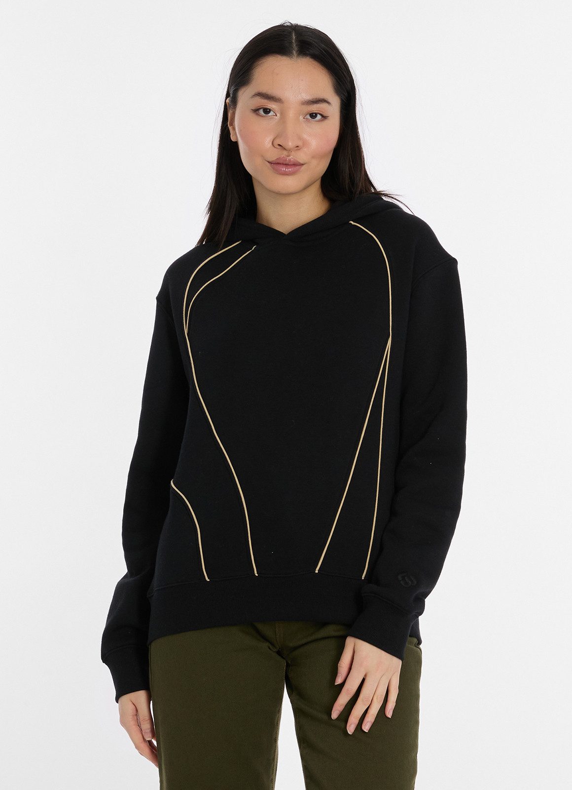 Ragwear Kapuzensweatshirt ZERRA aus Baumwolle und Polyester, normale Passform, ohne Verschluss