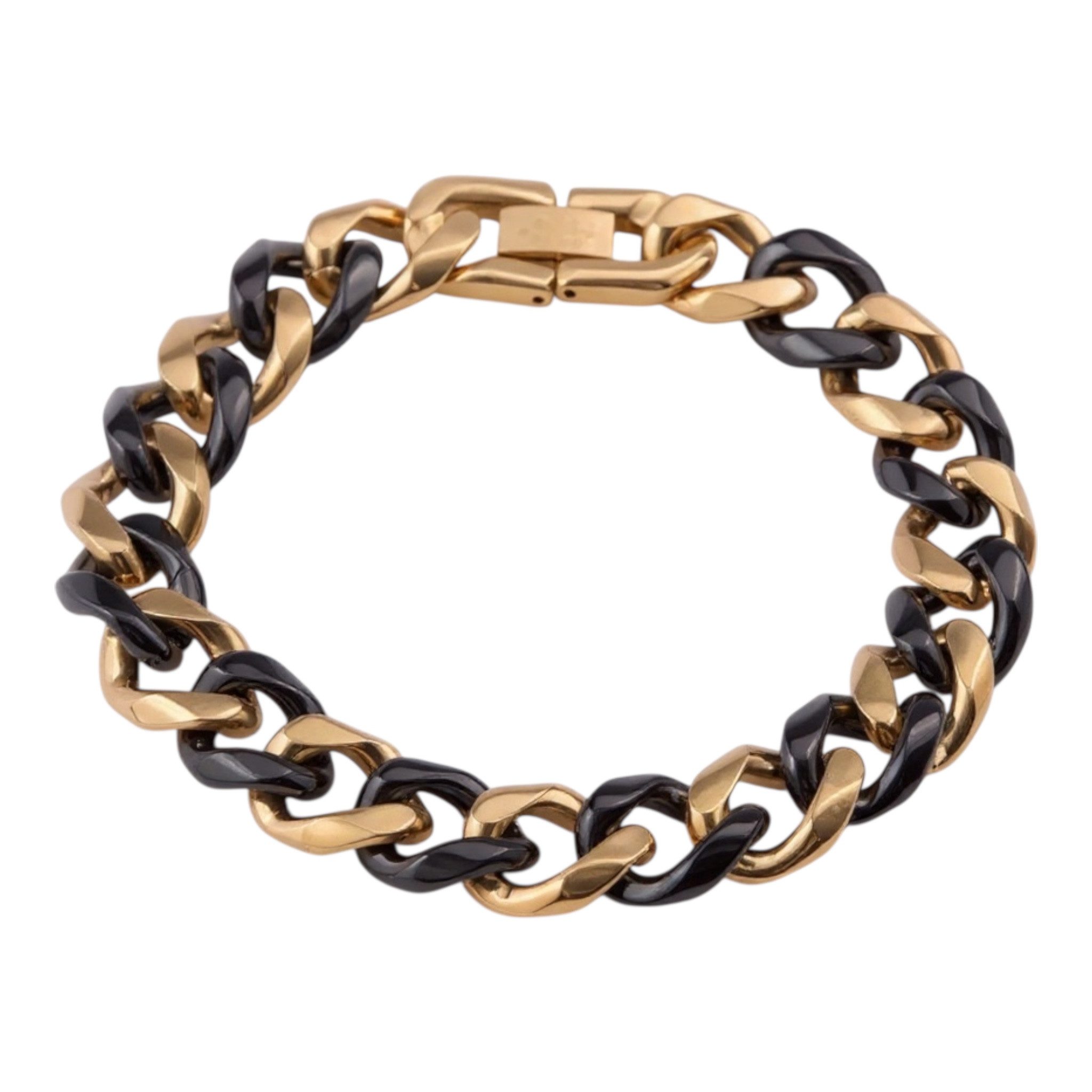 Armband Edelstahlarmband Frauen Panzer Rosé Gold Edelstahl Armband