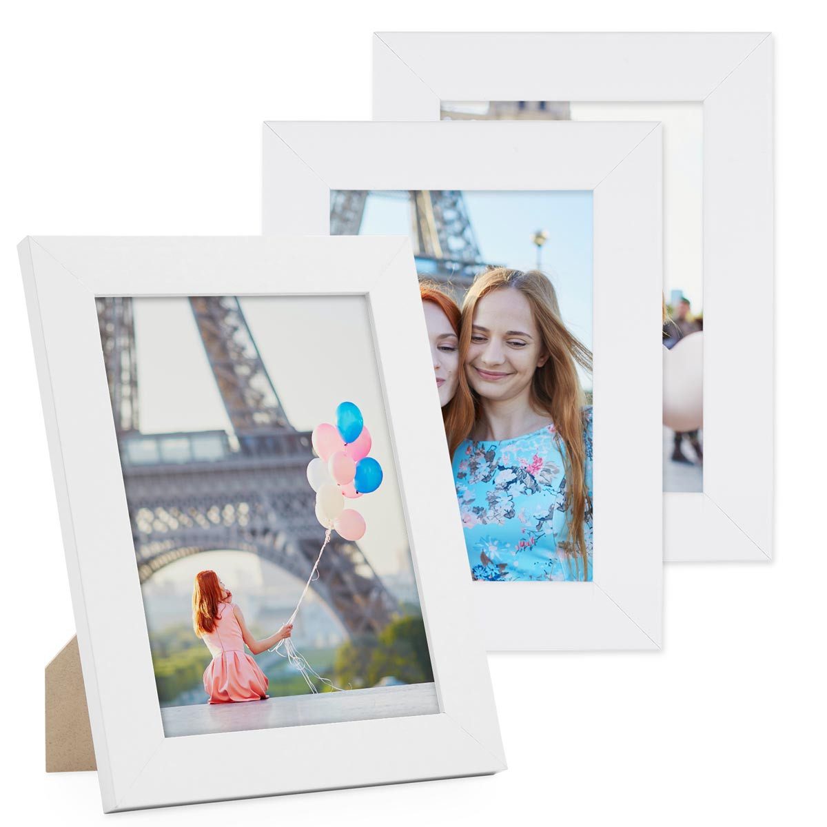 PHOTOLINI Рамки 3er Set breite Rahmen, extra Zubehör, (3er Set), im modernen Stil für Ihre stilvolle Wanddekoration
