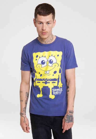 LOGOSHIRT T-Shirt Spongebob Schwammkopf mit lizenziertem Print