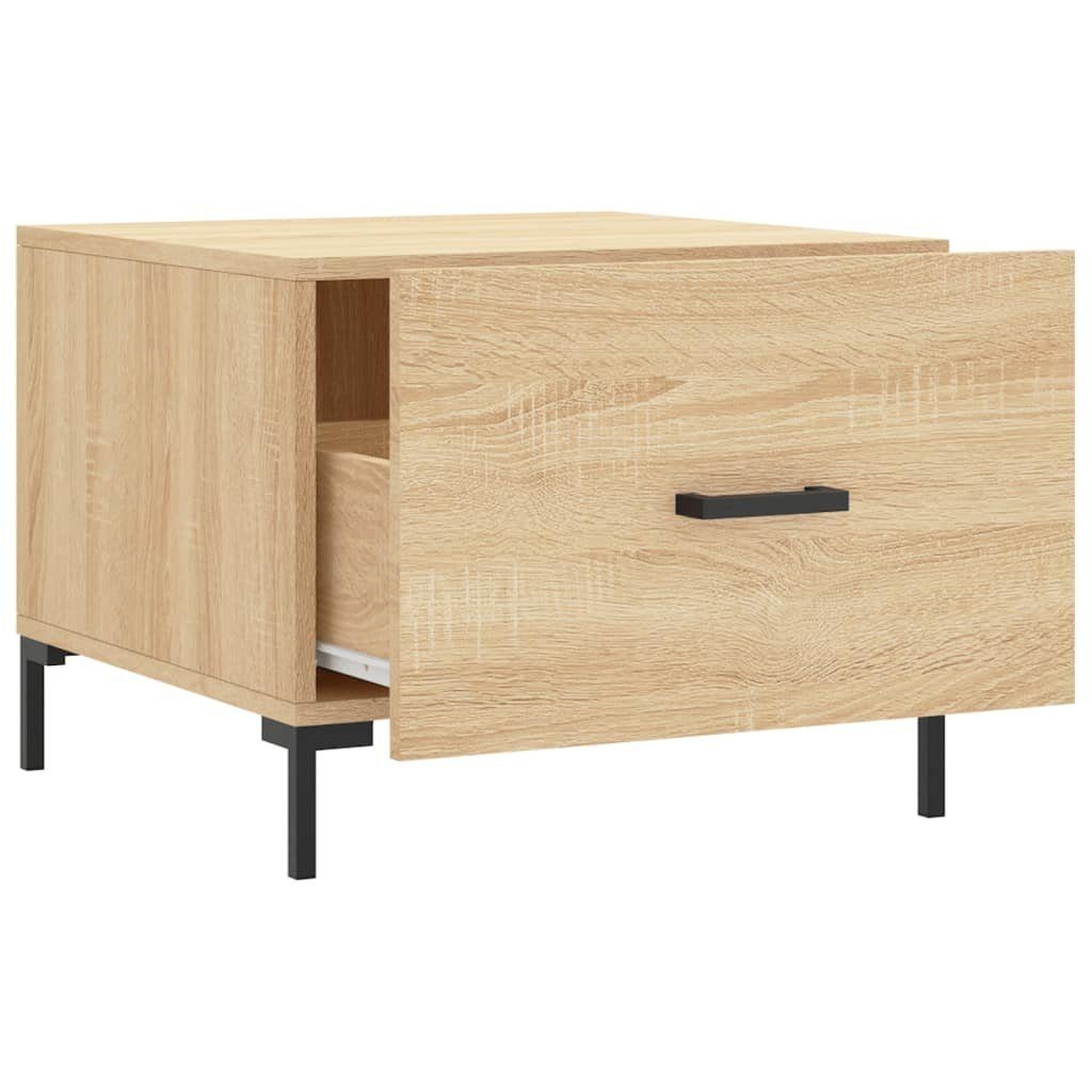 vidaXL Couchtisch Couchtisch Sonoma-Eiche Sonoma | Holzwerkstoff Eiche (1-St) 50x50x40 Eiche cm Sonoma