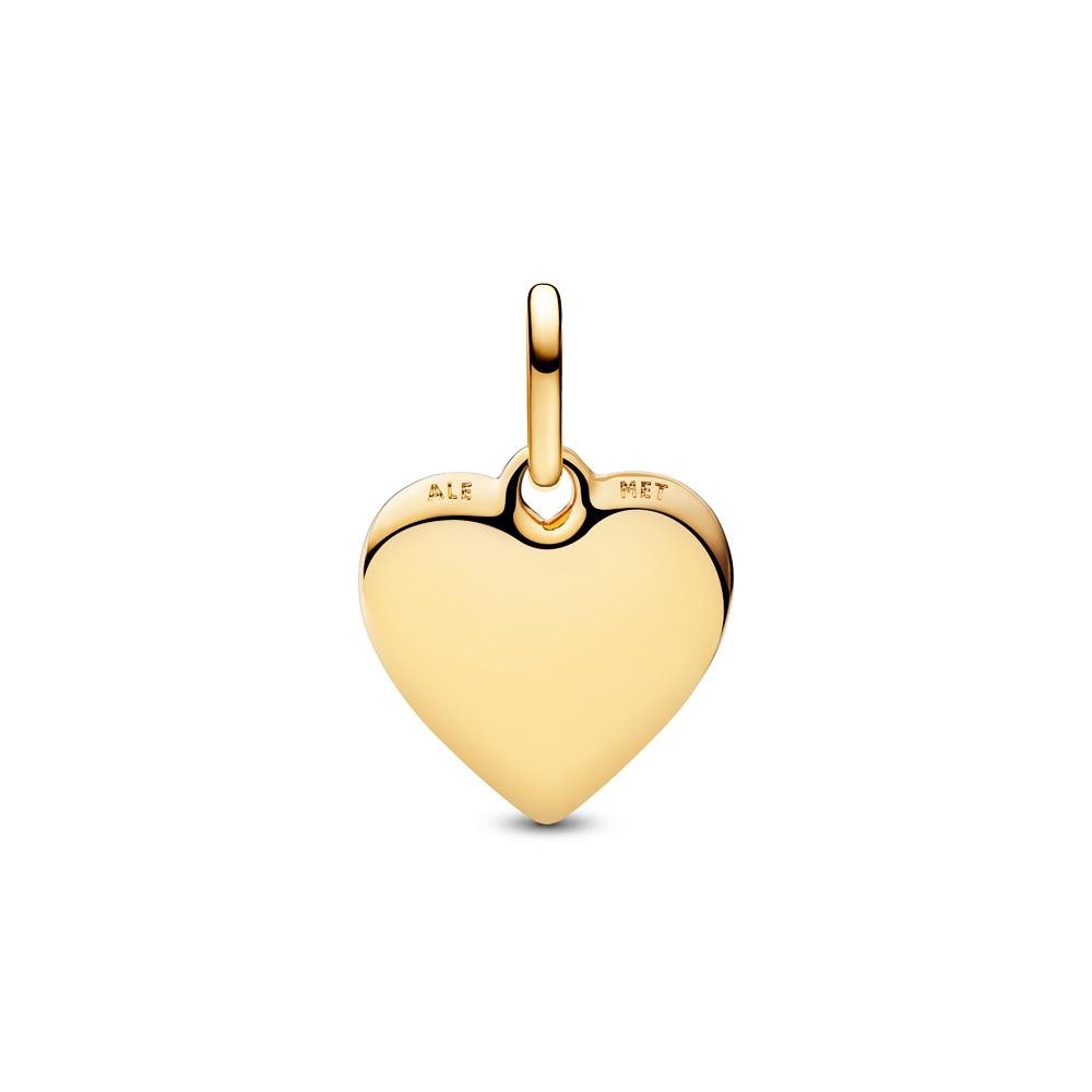 Pandora Charm-Einhänger PANDORA ME Medaillon-Charm Herz, IP Gold