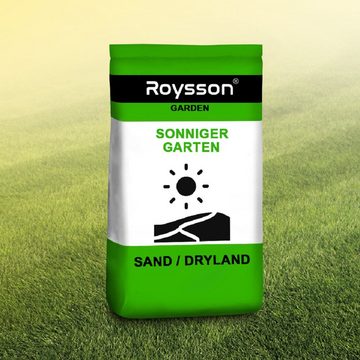 Roysson Garden Grasimplantat Sonniger Rasensamen Dürreresistenter Rasen Grassamen Gras 1 kg SAND