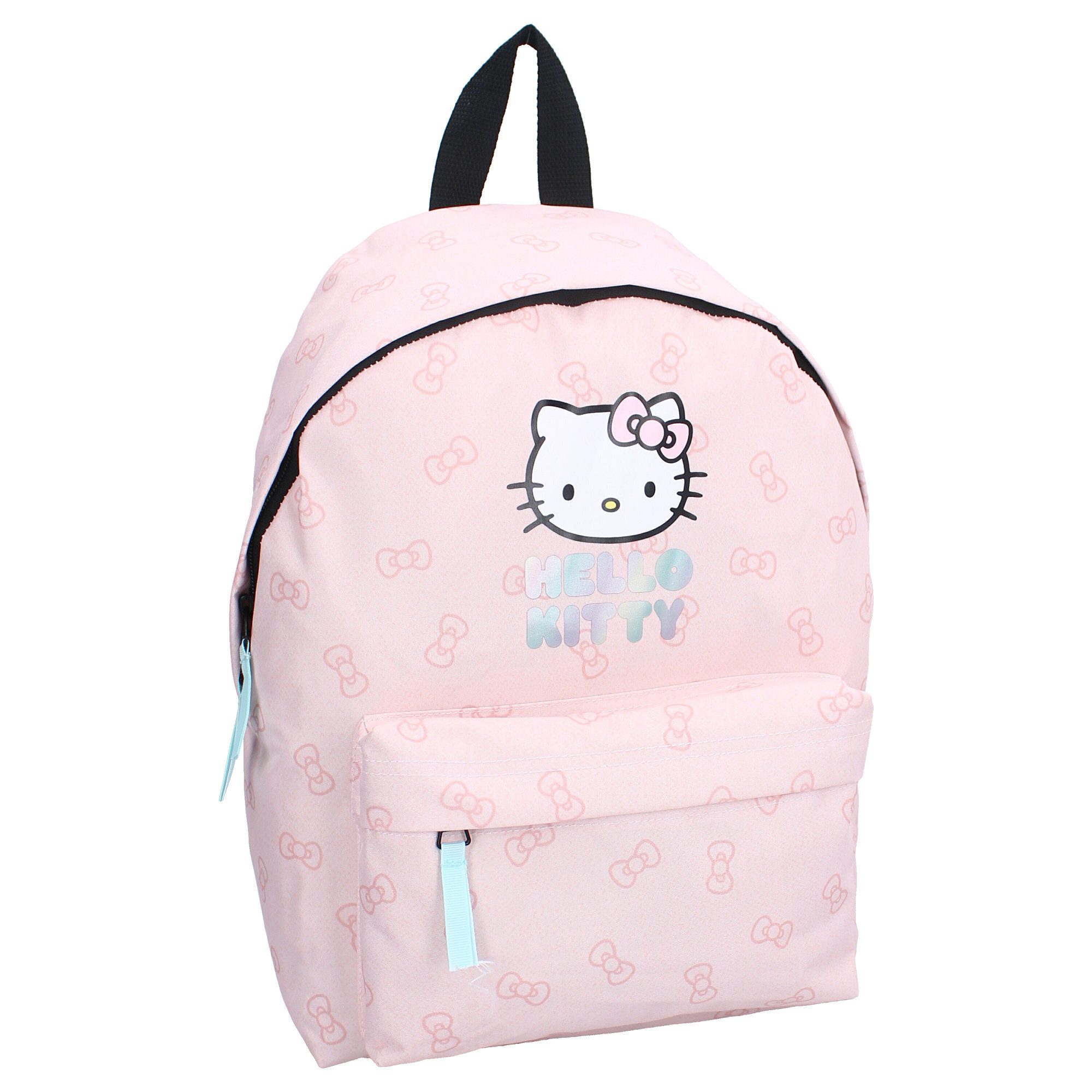 Hello Kitty Kinderrucksack Rucksack – Mit geräumigem Hauptfach und verstellbaren Schultergurten