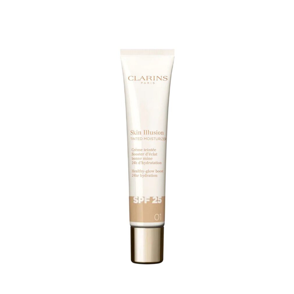Clarins Getönte Gesichtscreme Skin Illusion Tinted Moisturizer SPF 25