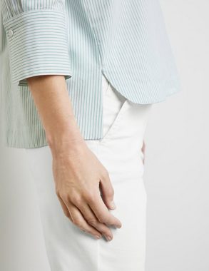 GERRY WEBER Klassische Bluse 3/4 Arm Bluse aus reiner Baumwolle