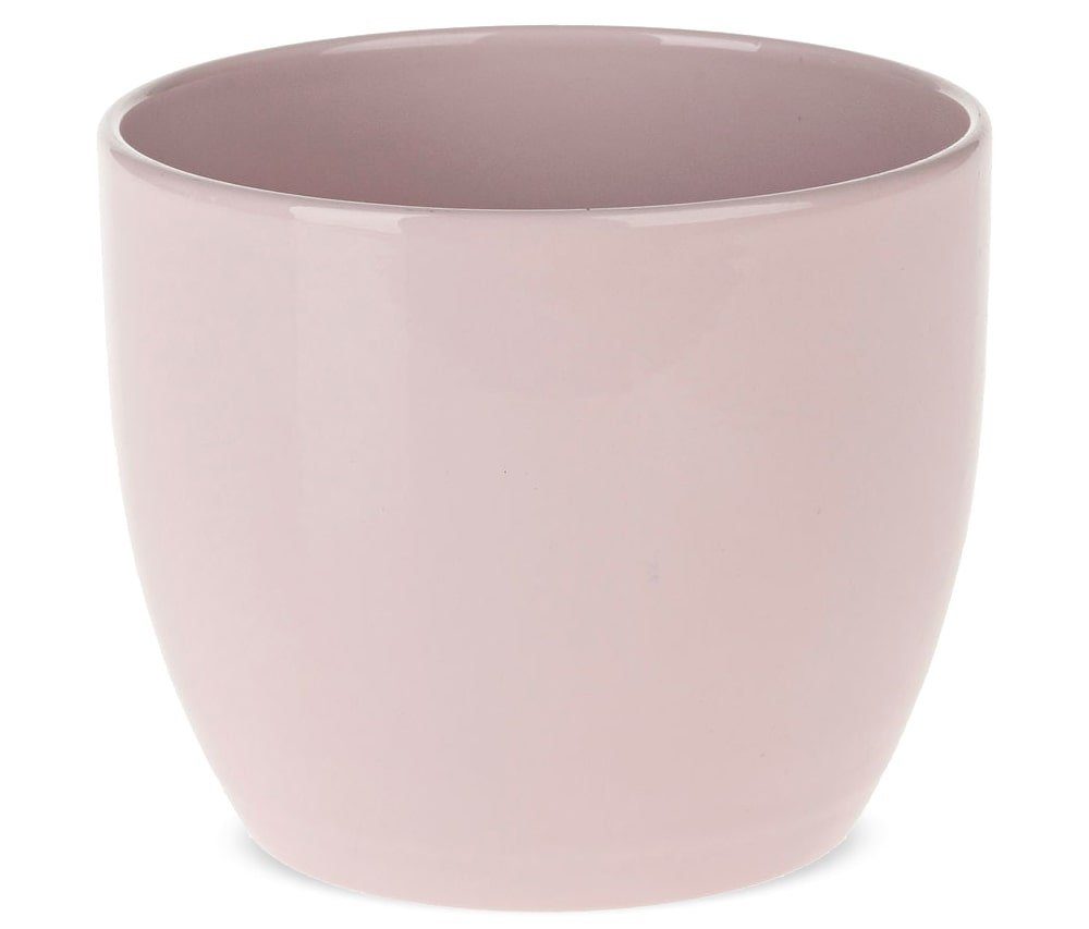 HOBBY Ø Keramik Blumentopf Oberfläche Blumentopf St) rosa cm 16 Glanz & (1 HOME matches21