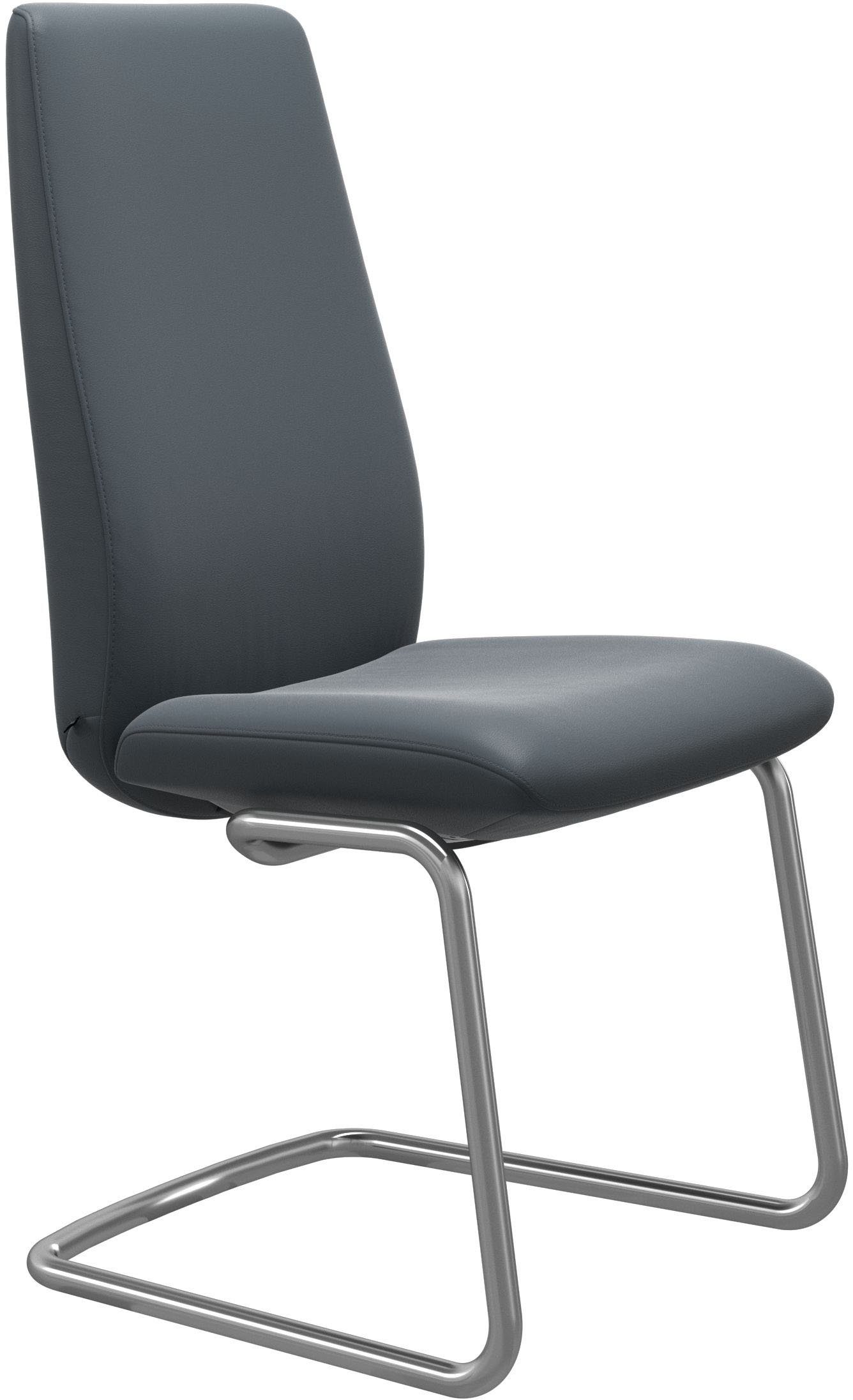 Stressless® Polsterstuhl Laurel, High Chrom glänzend Beinen Stahl Größe in aus L, Back, mit