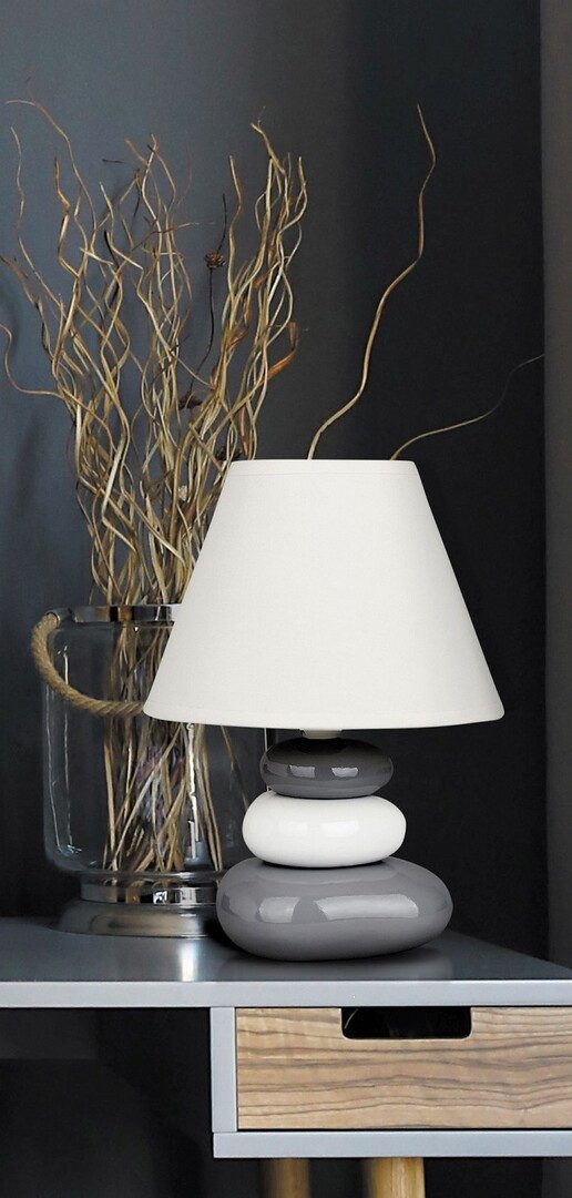 Rabalux LED Leselampe "Salem" Keramik, weiß, rund, E14, IP20, ø180mm – Bild 3 von 3