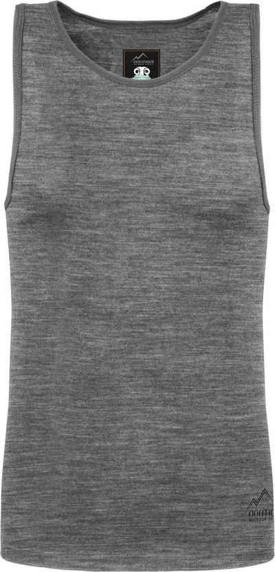 normani Unterhemd Herren Merino Unterhemd Alice Springs Funktionsunterhemd Sportunterhemd Tanktop 100% Merinowolle