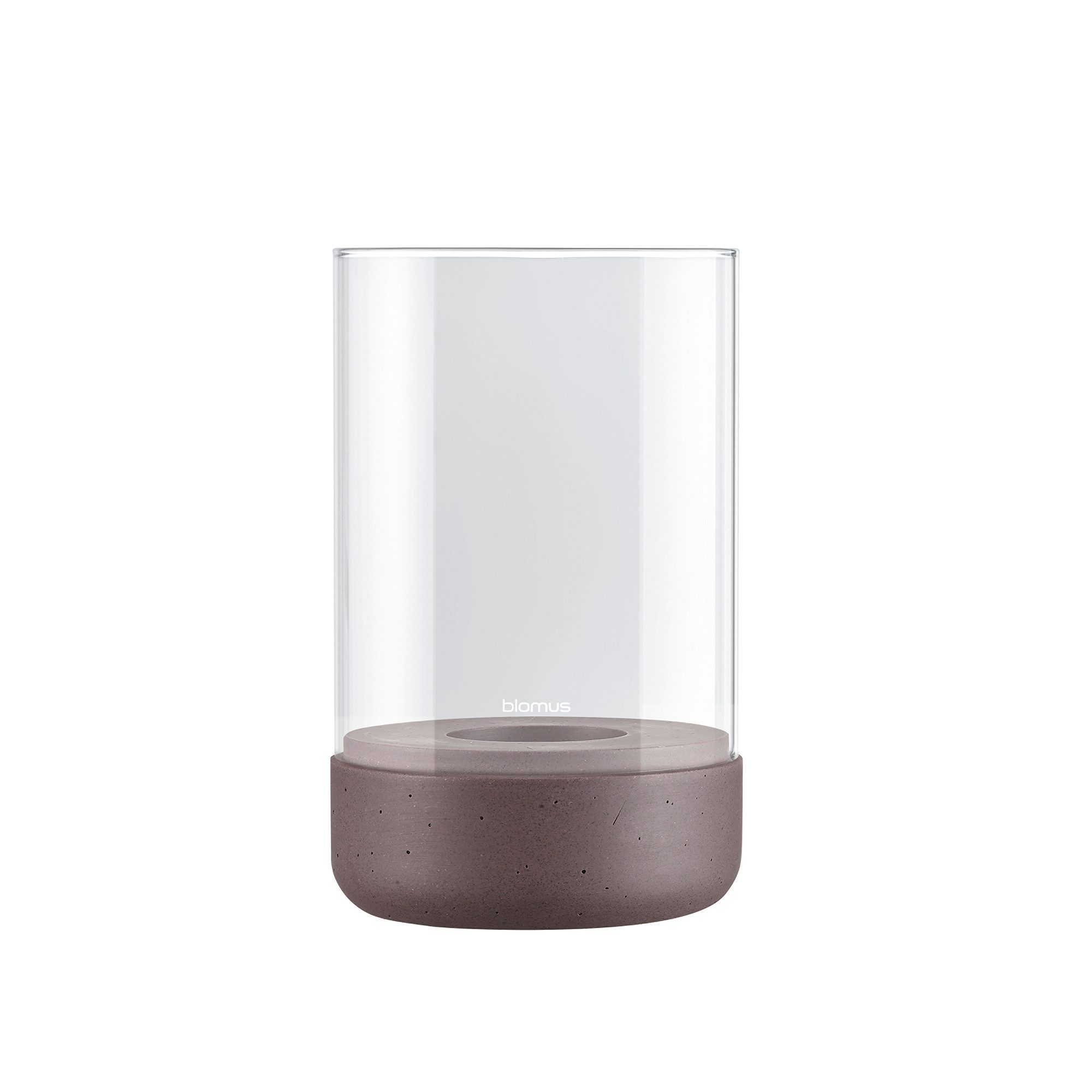 blomus Windlicht -CALMA- Glas Kerzenhalter, Stimmungslicht: modernes Deko-Design (1 St), Exklusive Betonoptik, Handgefertigt, Verschiedene Größen & Farben