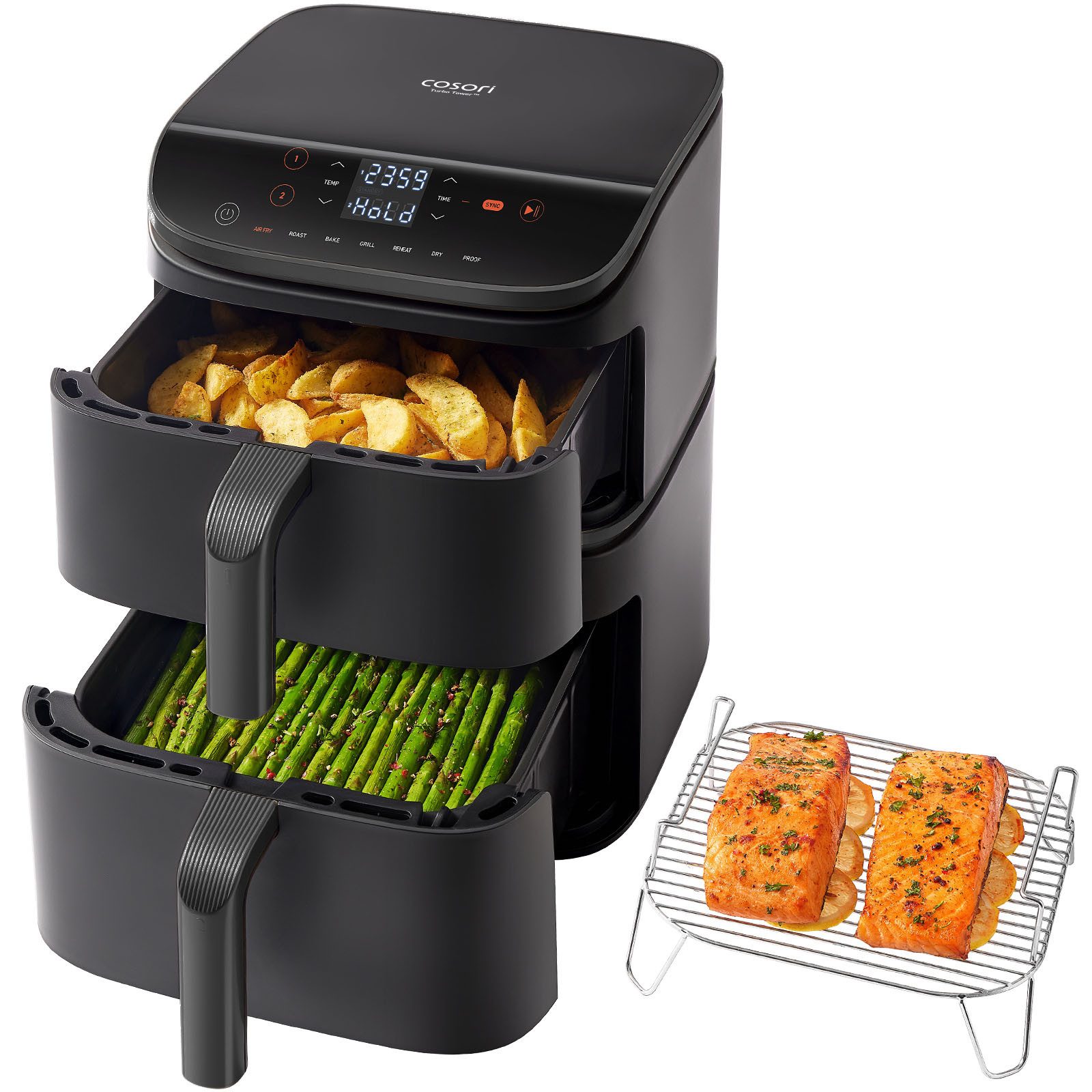 Cosori Heißluftfritteuse CAF-DC121-AEUR, 2630 W