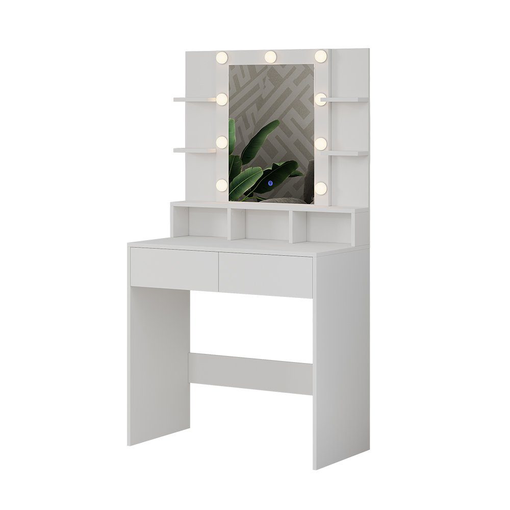 Vicco Schminktisch Taylor, Weiß, 80 cm günstig online kaufen