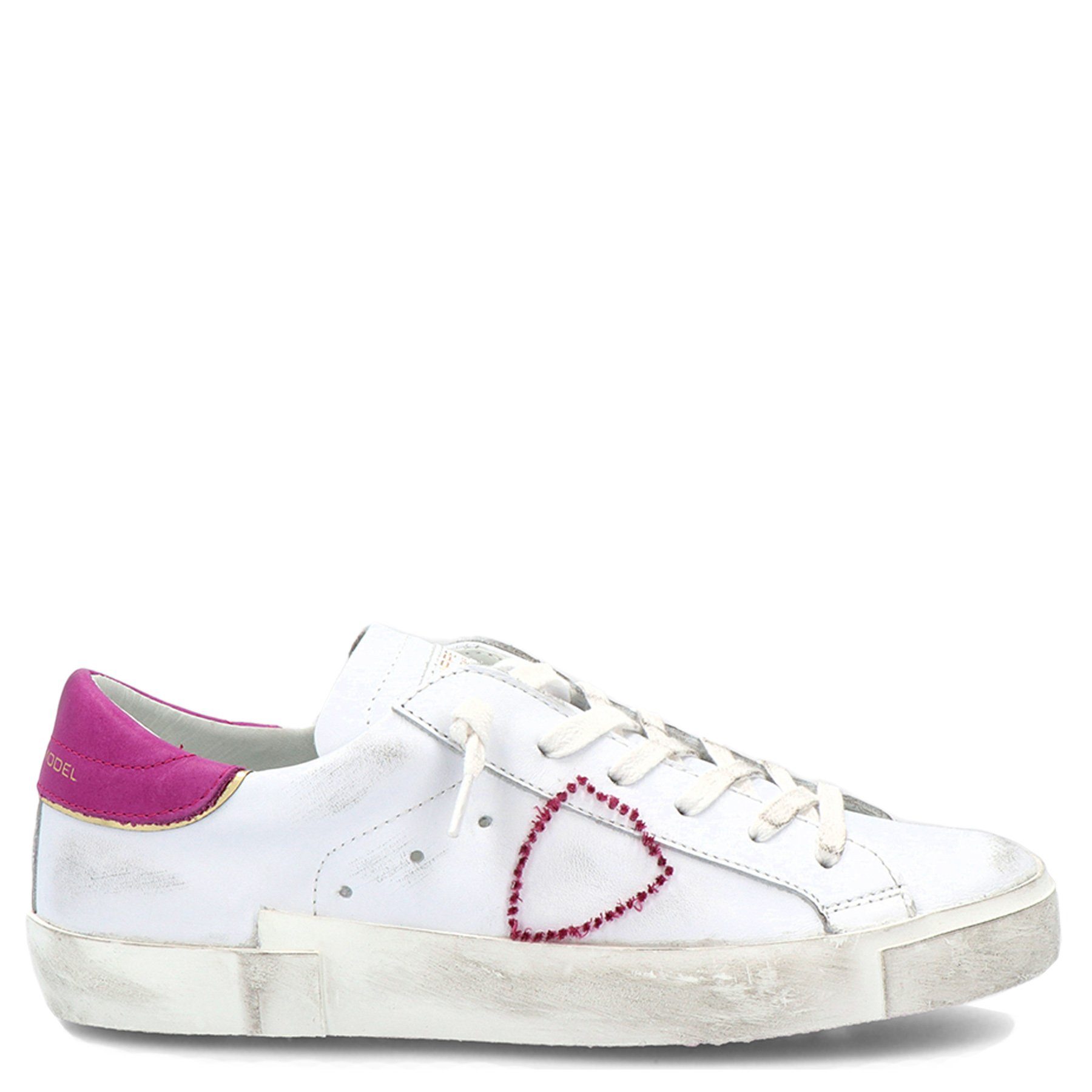 PHILIPPE MODEL Sneaker PARIS PRSX Broderie Blanc Mauve Sneaker