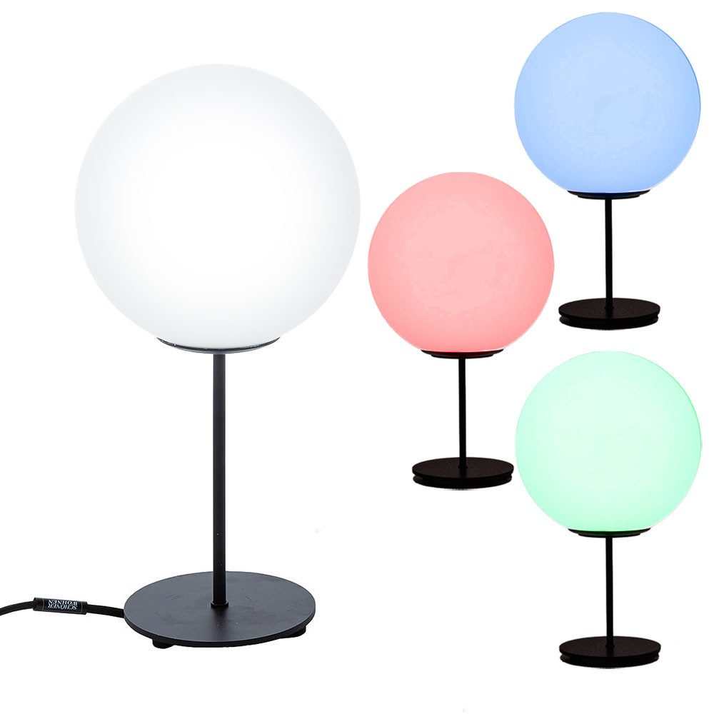 FISCHER & HONSEL LED Tischleuchte, Leuchtmittel inklusive, Warmweiß, Tischlampe Tischleuchte Leseleuchte dimmbar Fernbedienung LED 41,5 cm