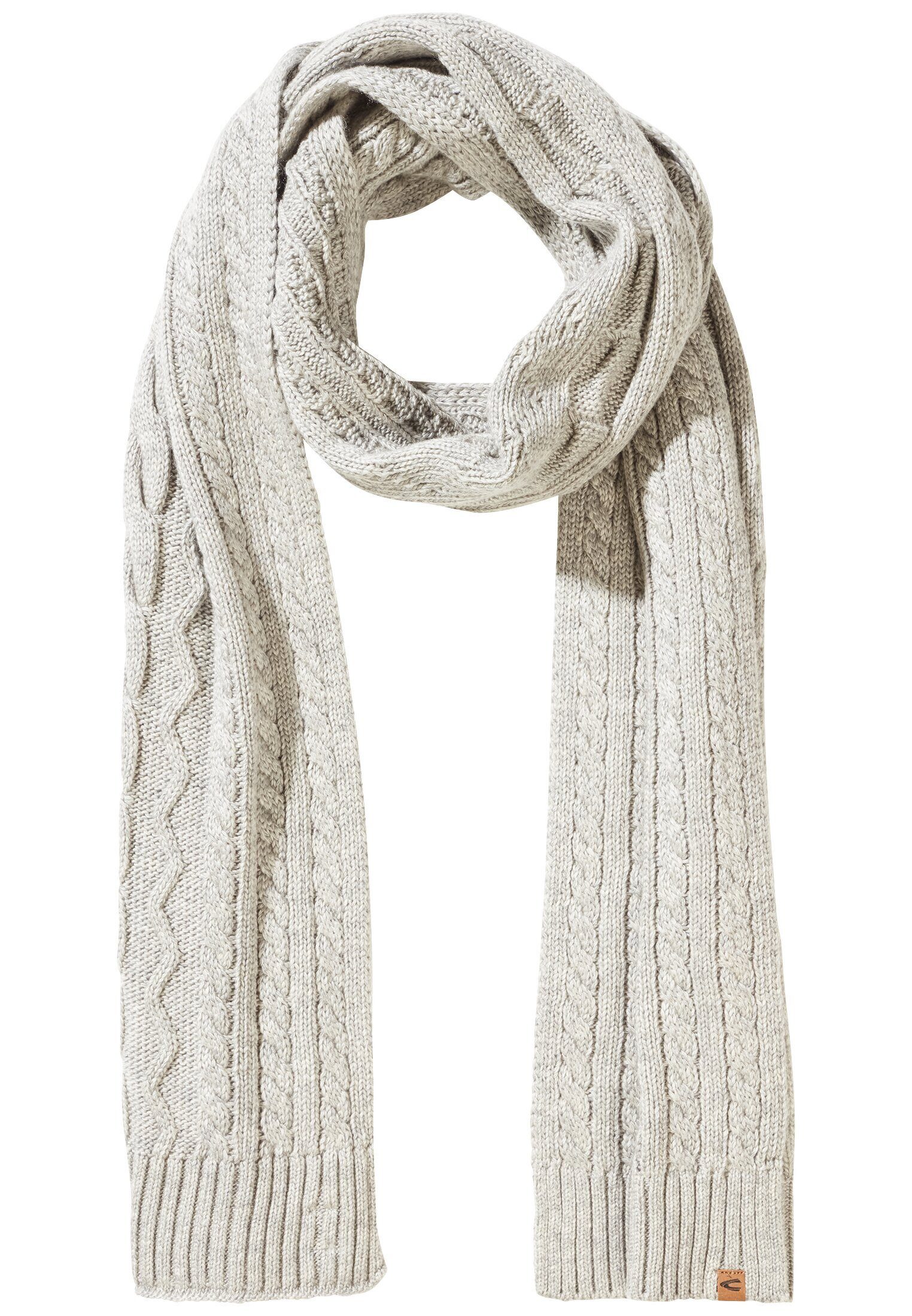 Strickschal aus hochwertigem Material-Mix