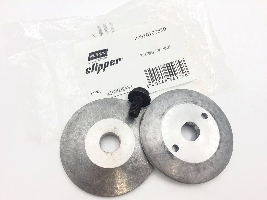NORTON CLIPPER Fliesenschneidemaschine Flansch Set + Schraube für TR201, TR202 - Flange Kit 510100630