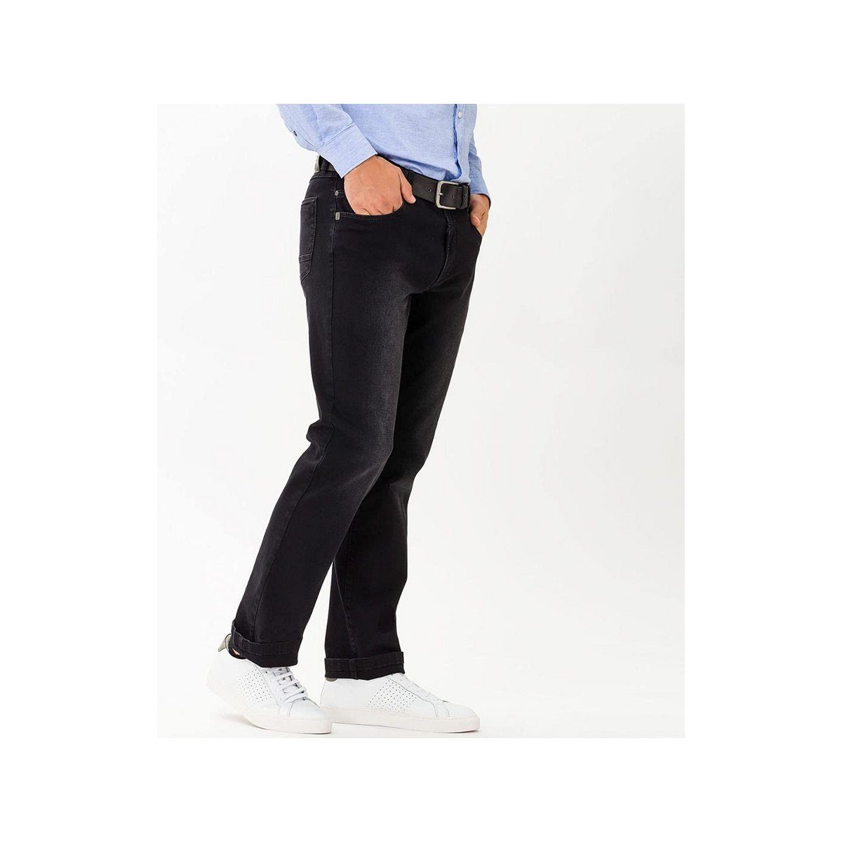 5-Pocket-Jeans (1-tlg) schwarz Brax