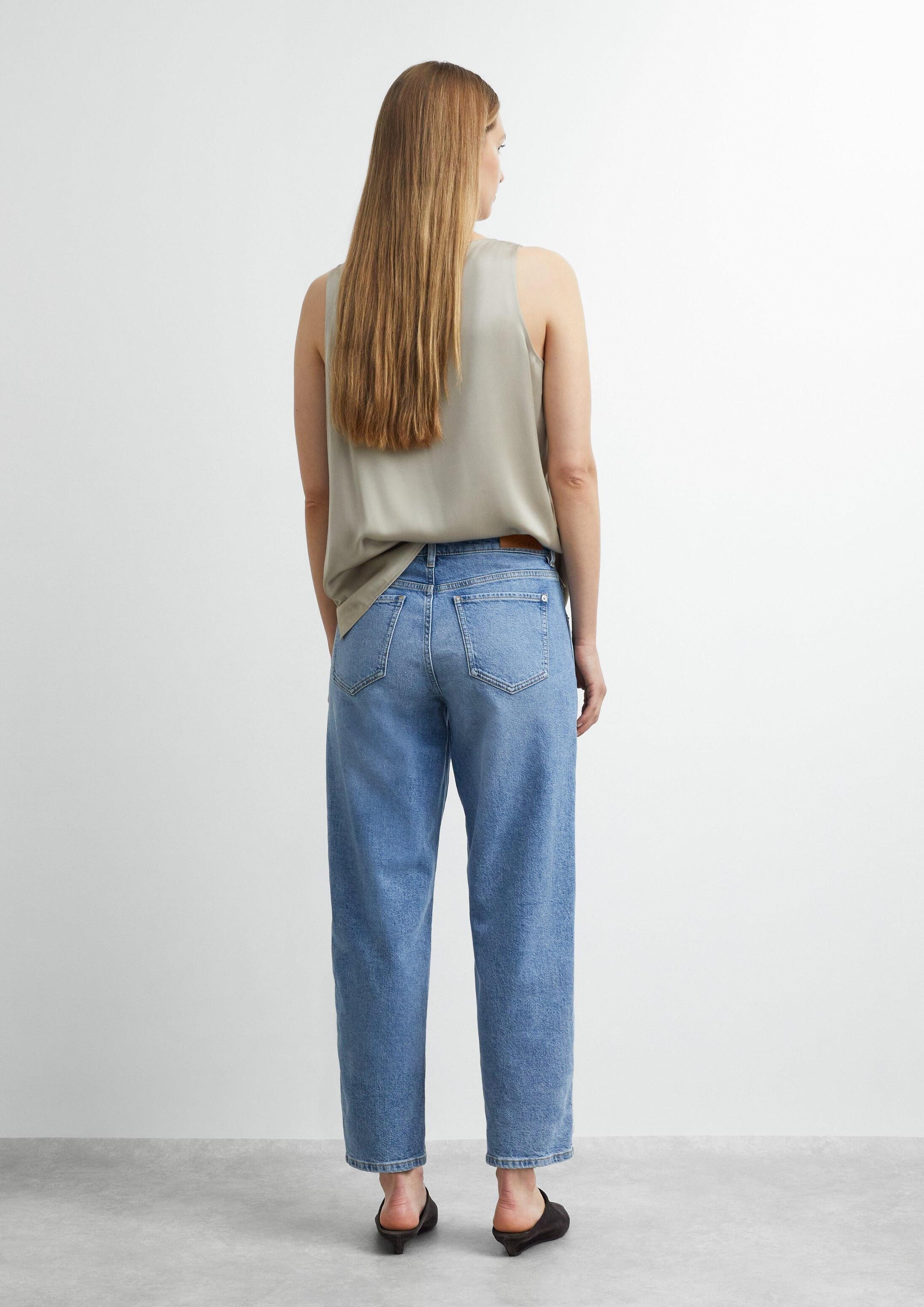 comma Regular-fit-Jeans Jeans-Hose LIV - Jeans mit leichtem Barrel Leg