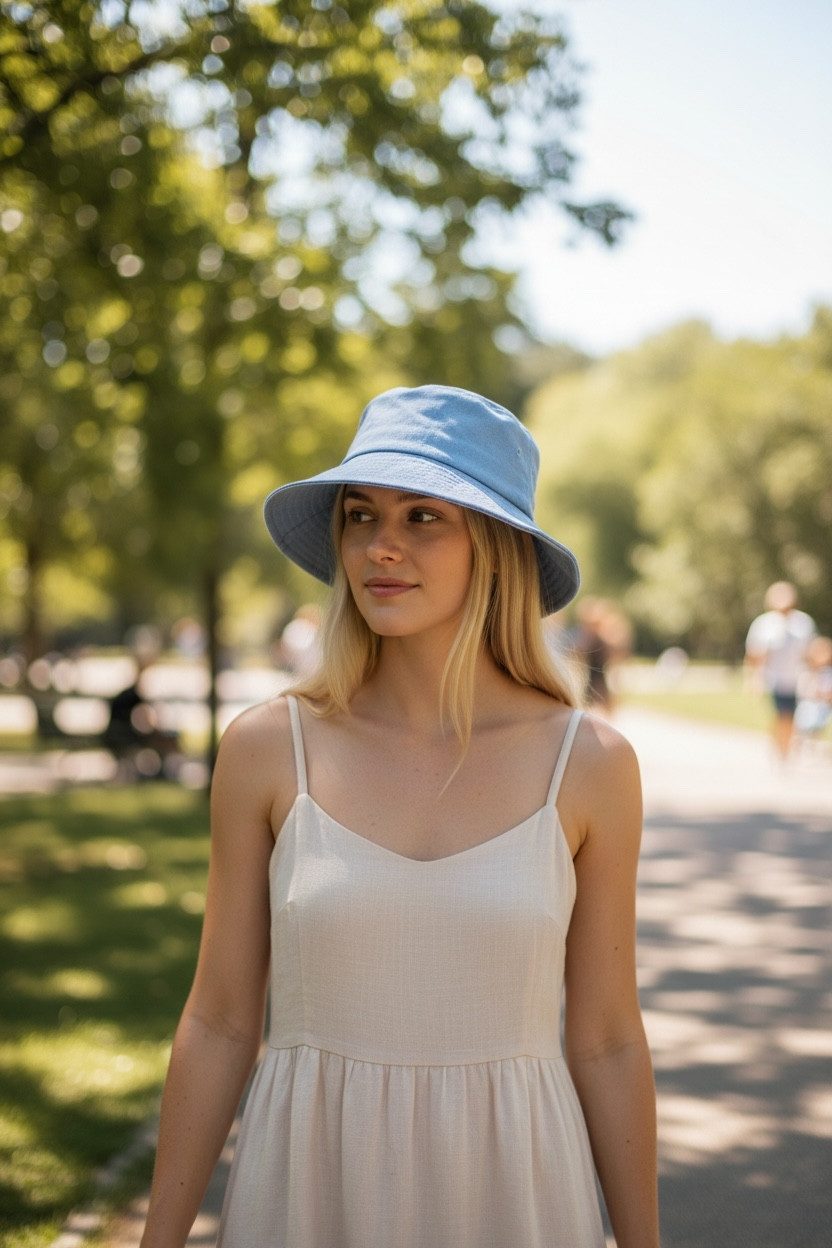 Taschen4life Sonnenhut Modischer Sommer Leinen Hut Bucket Hat, Größenverste günstig online kaufen