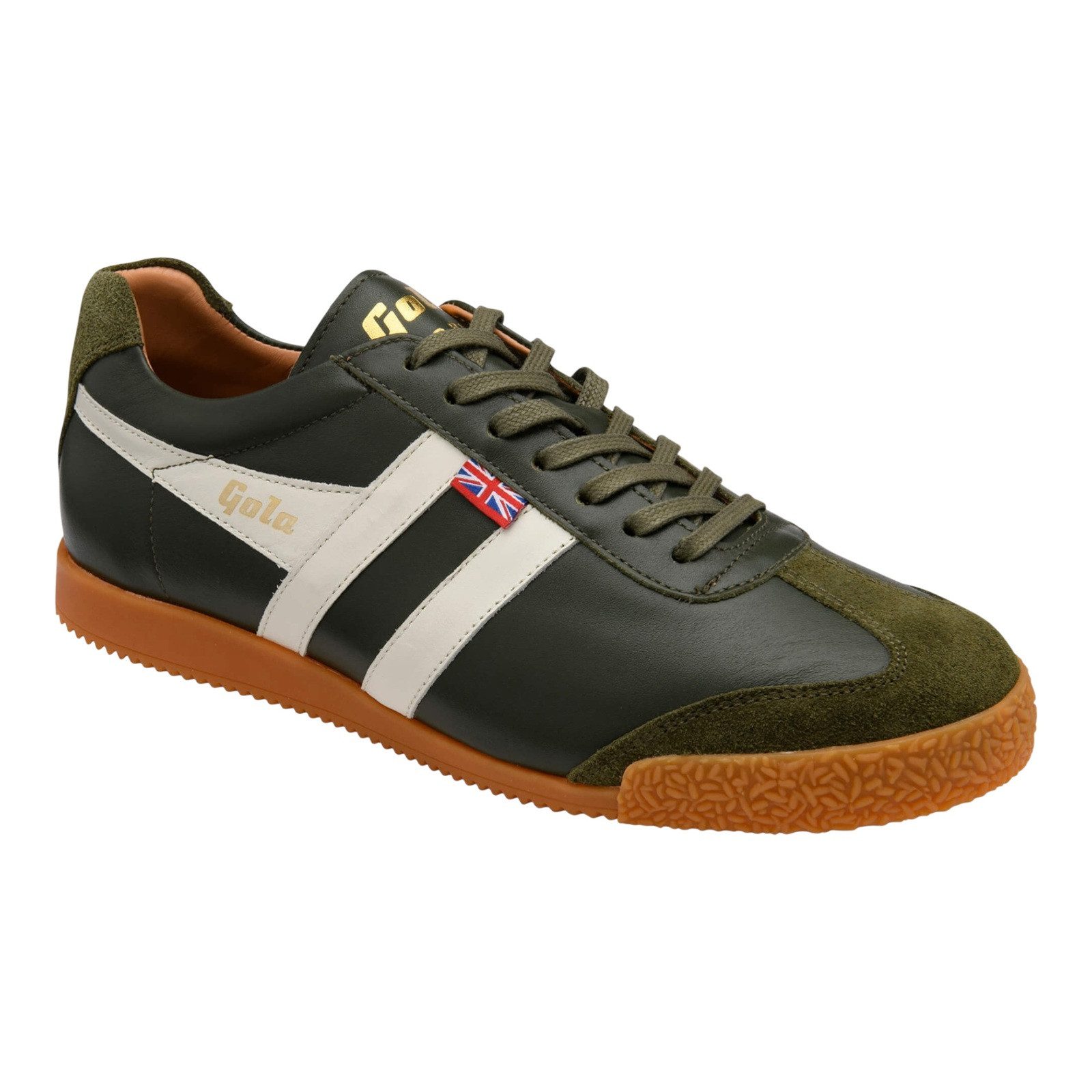 Gola Harrier Elite 2 2026 - Made in England - khakigrün Herren Sneaker