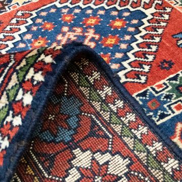 Wollteppich Yalameh Teppich handgeknüpft 0, morgenland, rechteckig, Höhe: 8 mm, handgeknüpft
