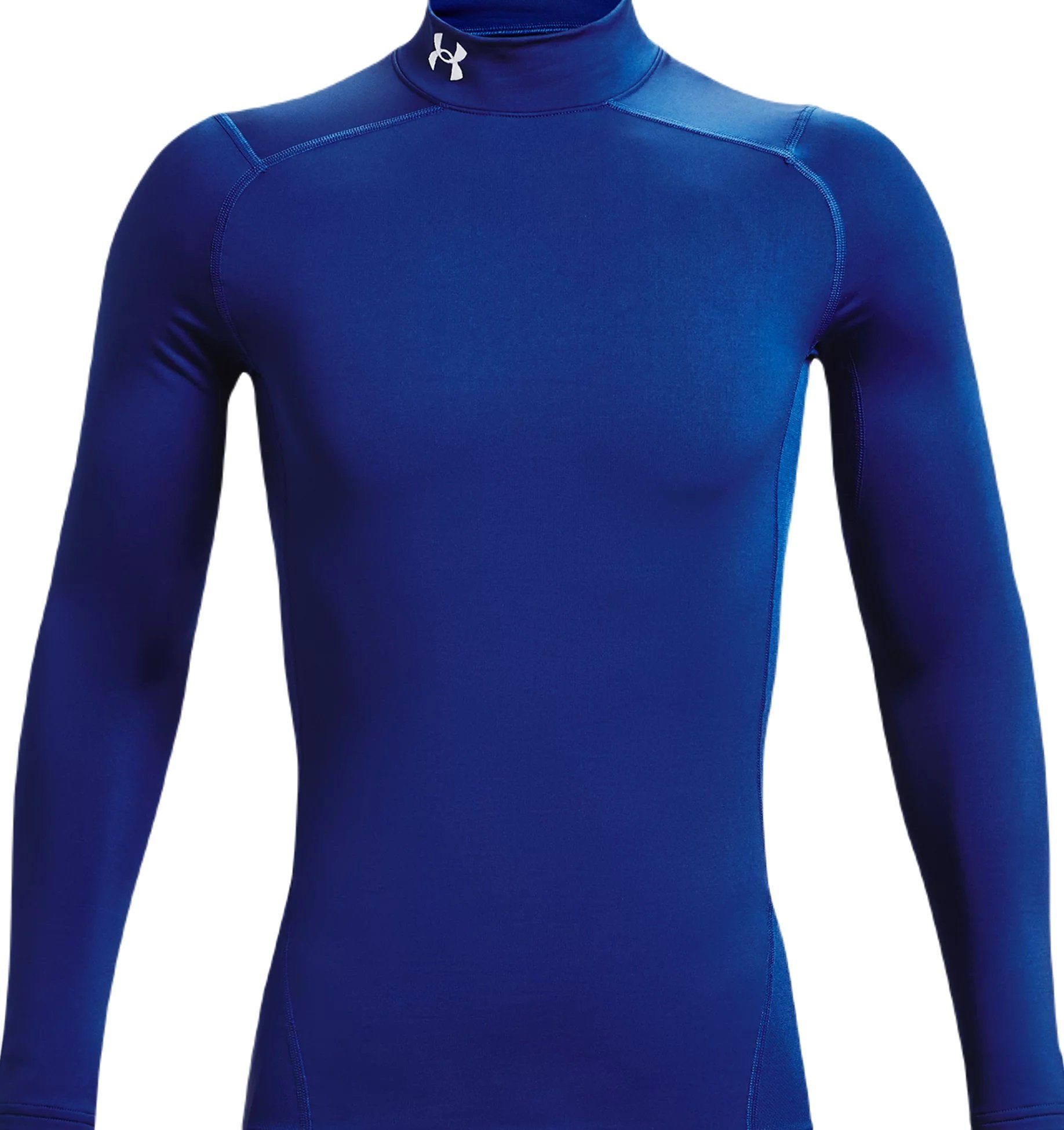 Under Armour® Funktionsshirt Men's ColdGear® Armour Compression Mock LS Blau | Funktionsshirts