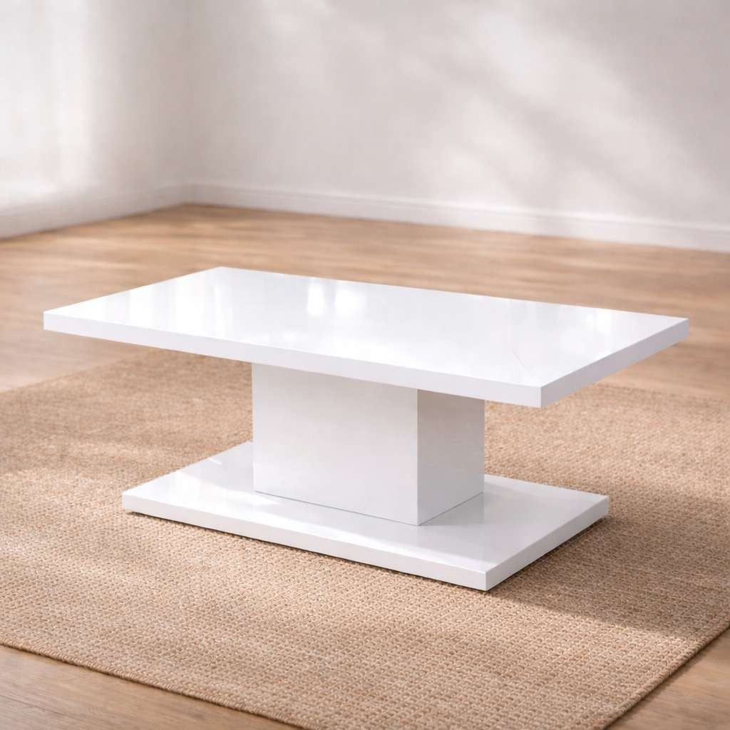 OTTO home Couchtisch Atina Wohnzimmertisch, Sofatisch, Beistelltisch, Kaffeetisch, Rechteckiger Couchtisch, 100x60 cm, aus hochwertigem Holzwerkstoff