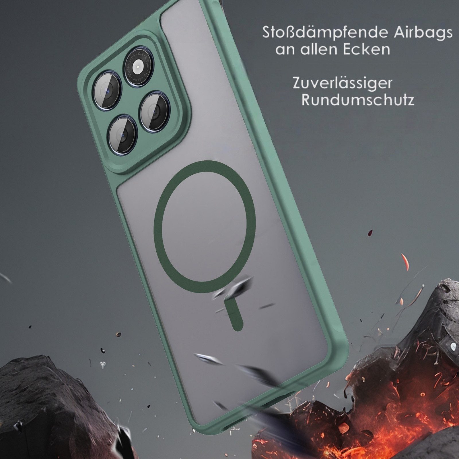 betterfon Handyhülle für Motorola Modelle,Magsafe Hülle Magnet Case, Magnetisches Laden, kompatibel mit kabellosem Ladezubehör – Bild 4 von 5
